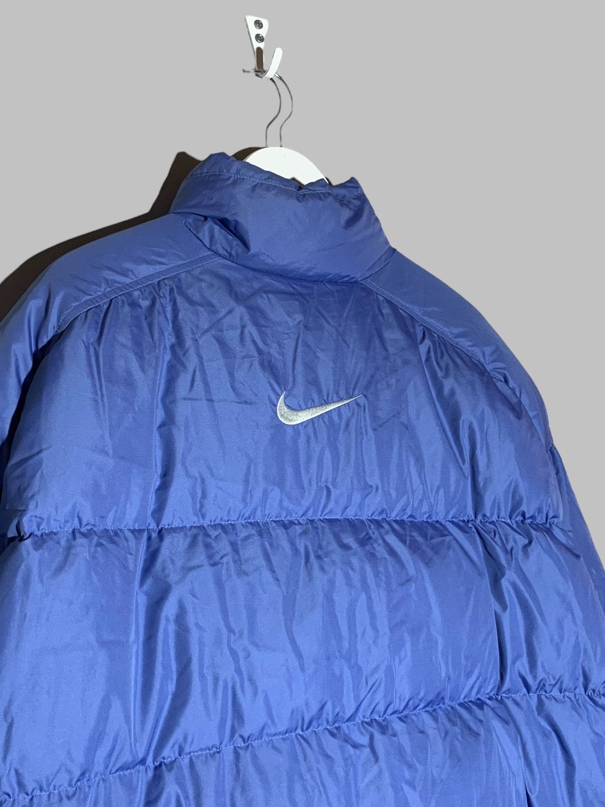 Nike × Vintage Vintage 90s Nike Down Puffer Men’s Jacket Size US L / EU 52-54 / 3 - 3 Thumbnail