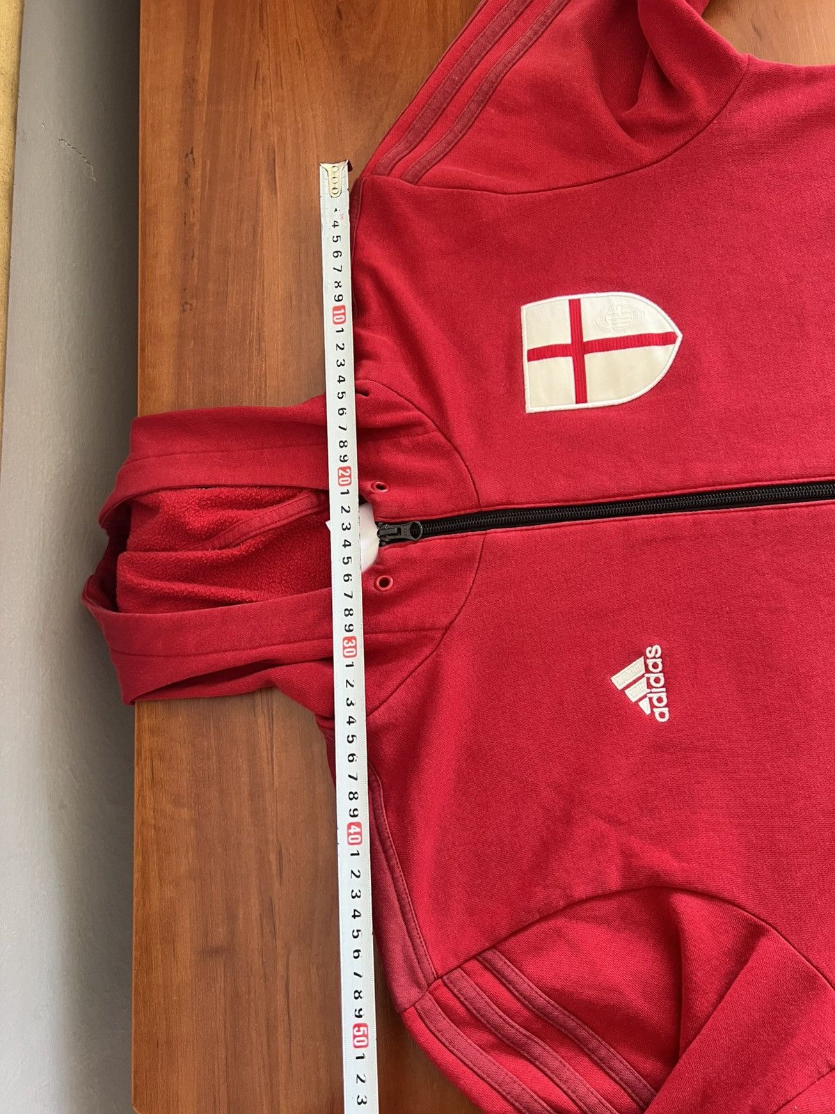 Adidas 2014 AC Milan Training Travel Soccer Football jacket cotton Size US M / EU 48-50 / 2 - 17 Thumbnail