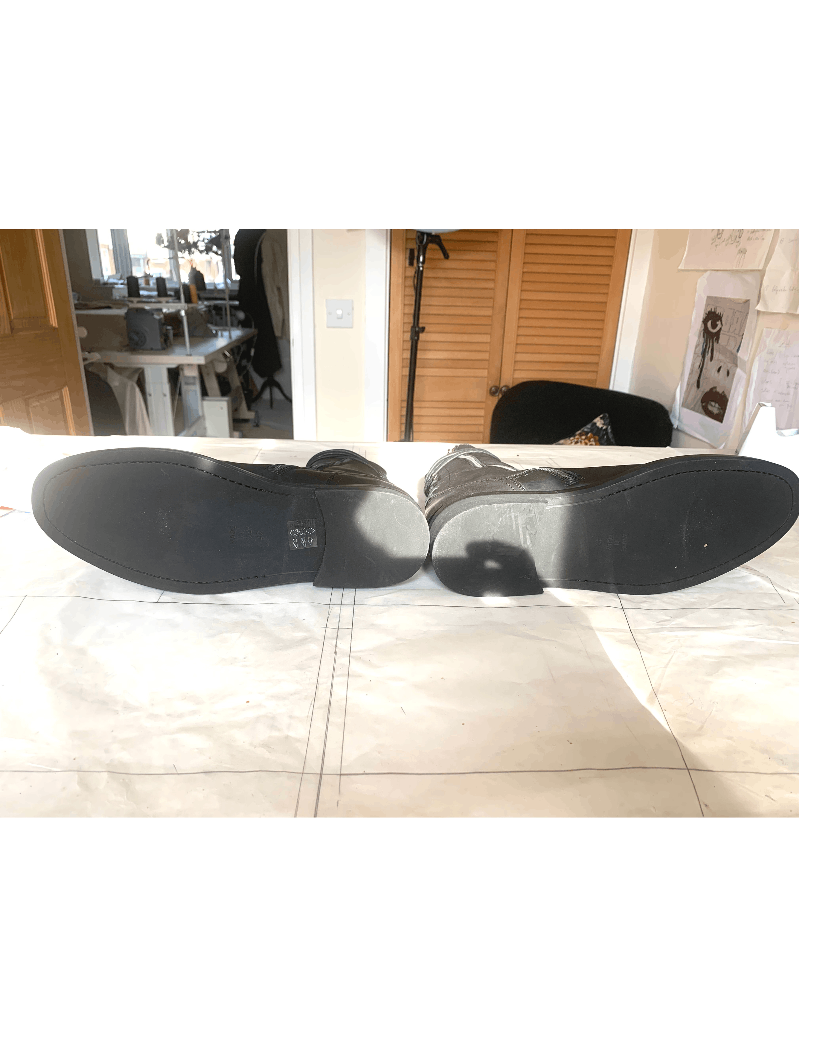 Ann Demeulemeester VITELLO OLIO NERO Size US 10 / EU 43 - 14 Thumbnail