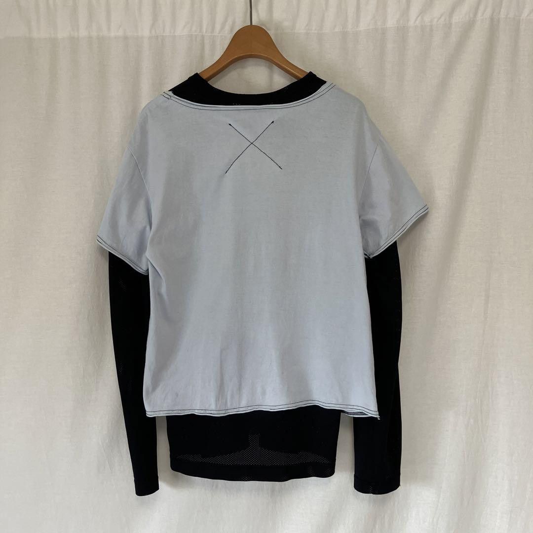 Comme des Garcons × Comme des Garcons Homme Plus AD2013 Mesh Layered Long Sleeve Tee Size US S / EU 44-46 / 1 - 2 Thumbnail