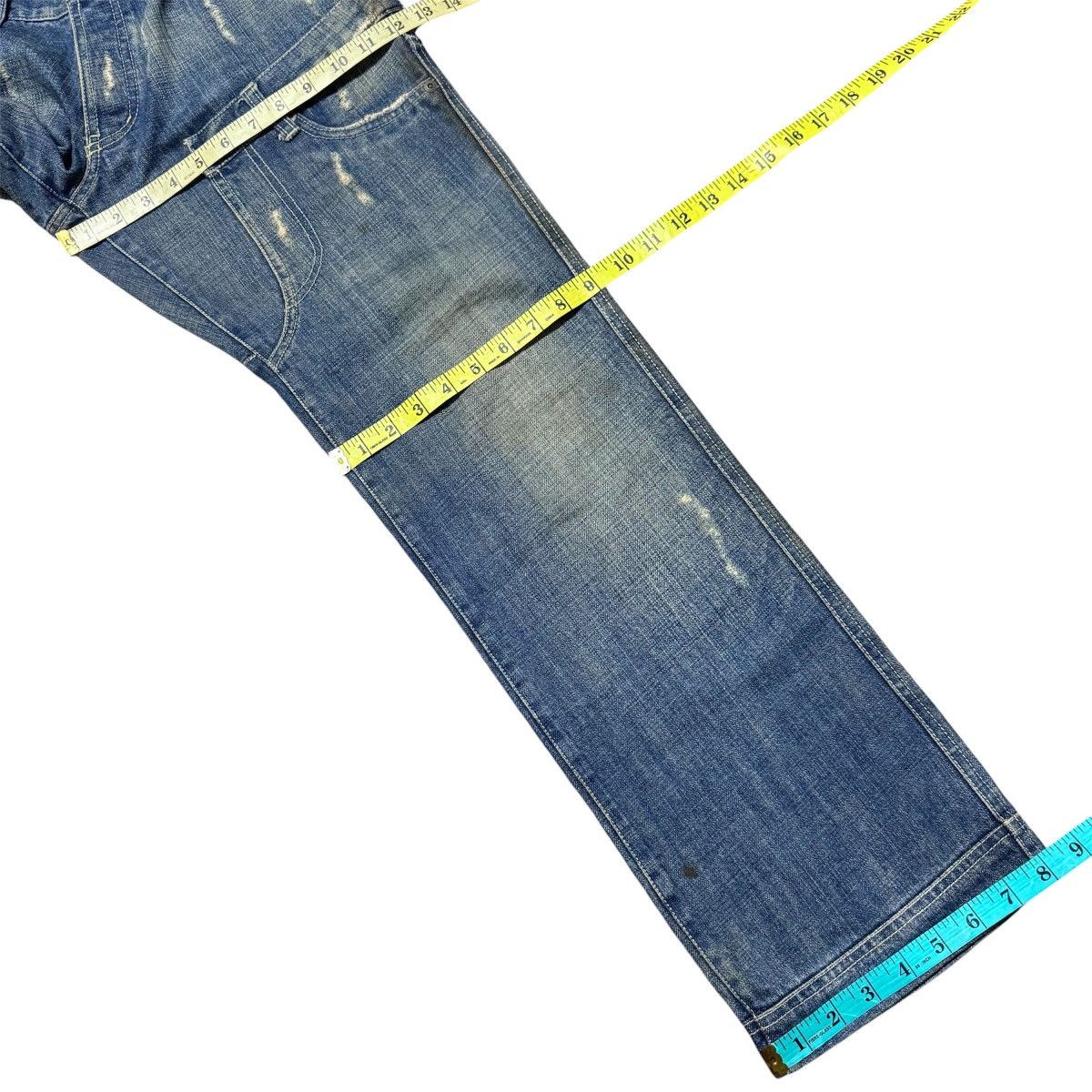 Nicole Club Monsieur Nicole Reconstructed Denim Jeans 20471120 Size US 31 - 17 Thumbnail