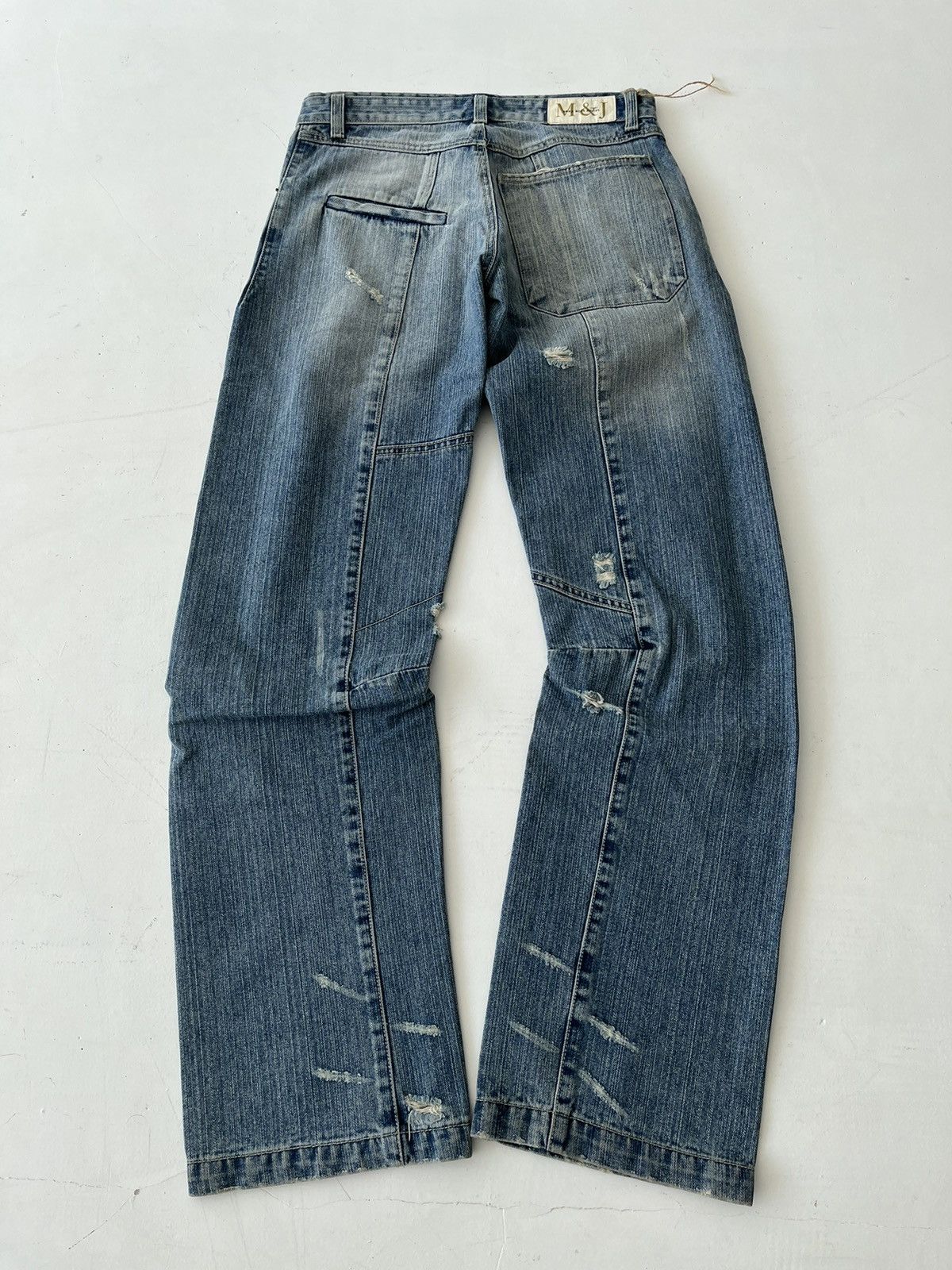 20471120 Vintage distressed Japanese jeans from 00s Y2K stonewashed Size US 32 / EU 48 - 2 Thumbnail
