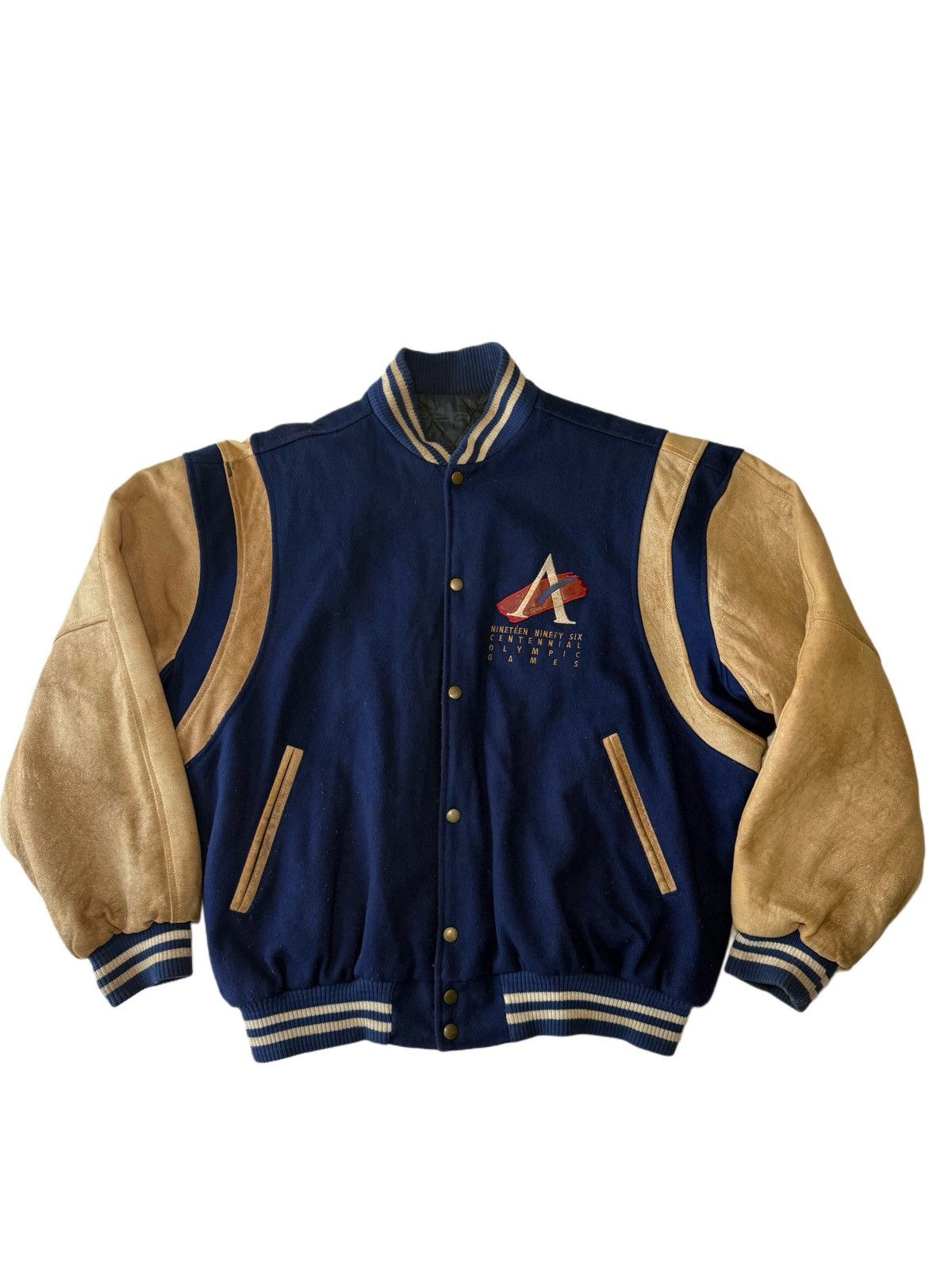 Other Vintage 1996 Olympic Games Varsity Jacket Size US L / EU 52-54 / 3 - 1 Thumbnail