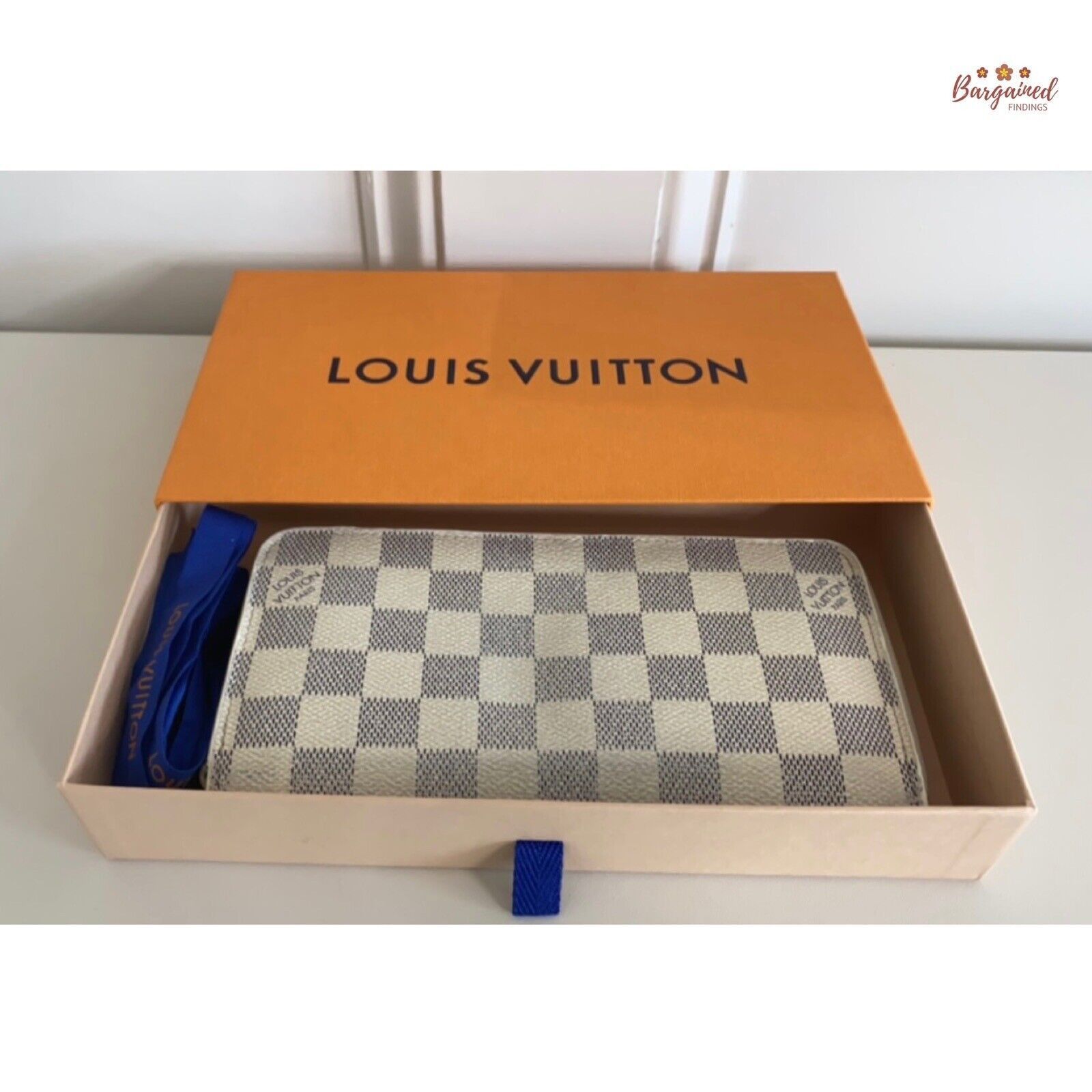 Louis Vuitton Louis Vuitton Damier Azur Leather Zippy Organizer Wallet Size ONE SIZE - 6 Thumbnail