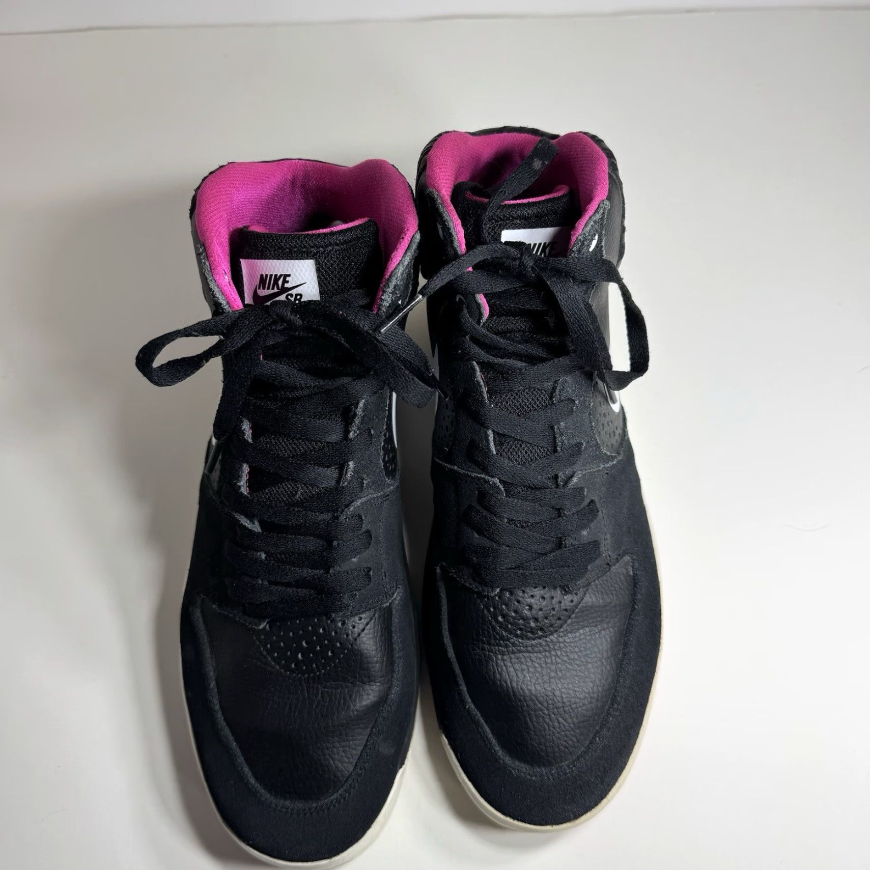 Nike VINTAGE Nike Paul Rodriguez 7 Hi SB Mens Size 10.5 616355-016 Black Pink Foil Sneakers Size US 10 / EU 43 - 4 Thumbnail