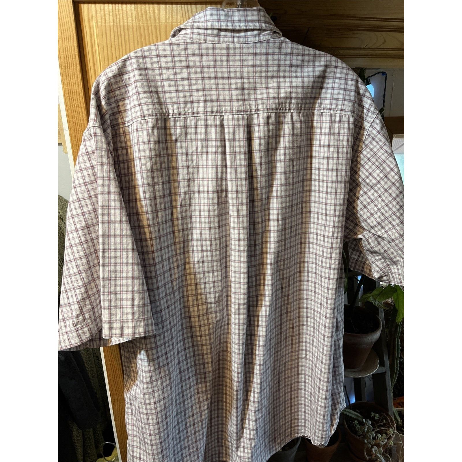 Carhartt Carhartt Shirt Men’s XL White Checkered Plaid SS Button Up Size US XL / EU 56 / 4 - 8 Thumbnail