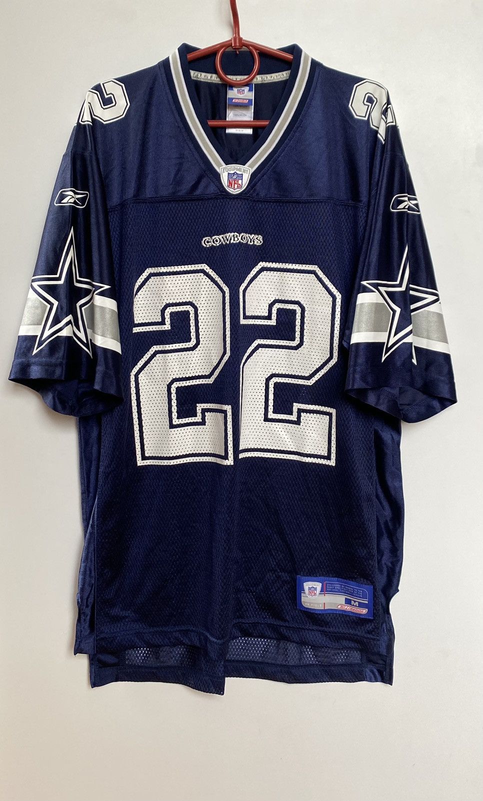 Vintage #22 Emmitt Smith Dallas Cowboys NFL Jersey Reebok Size M