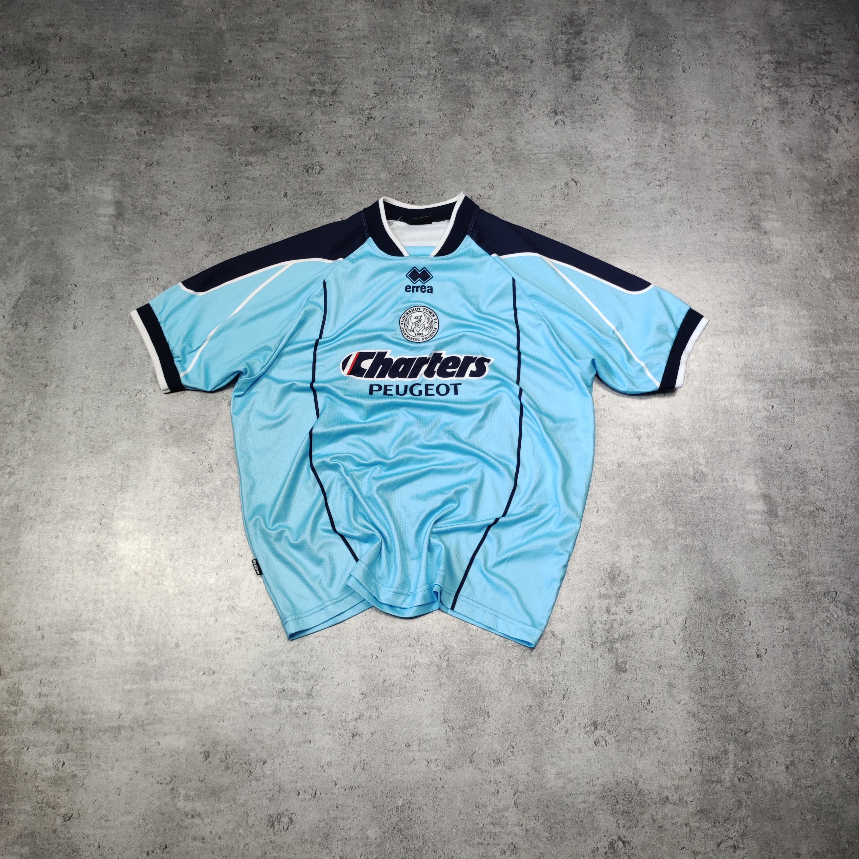 Vintage RARE Football Soccer Aldershot Town FC Peugot League Jersey Size US L / EU 52-54 / 3 - 1 Thumbnail