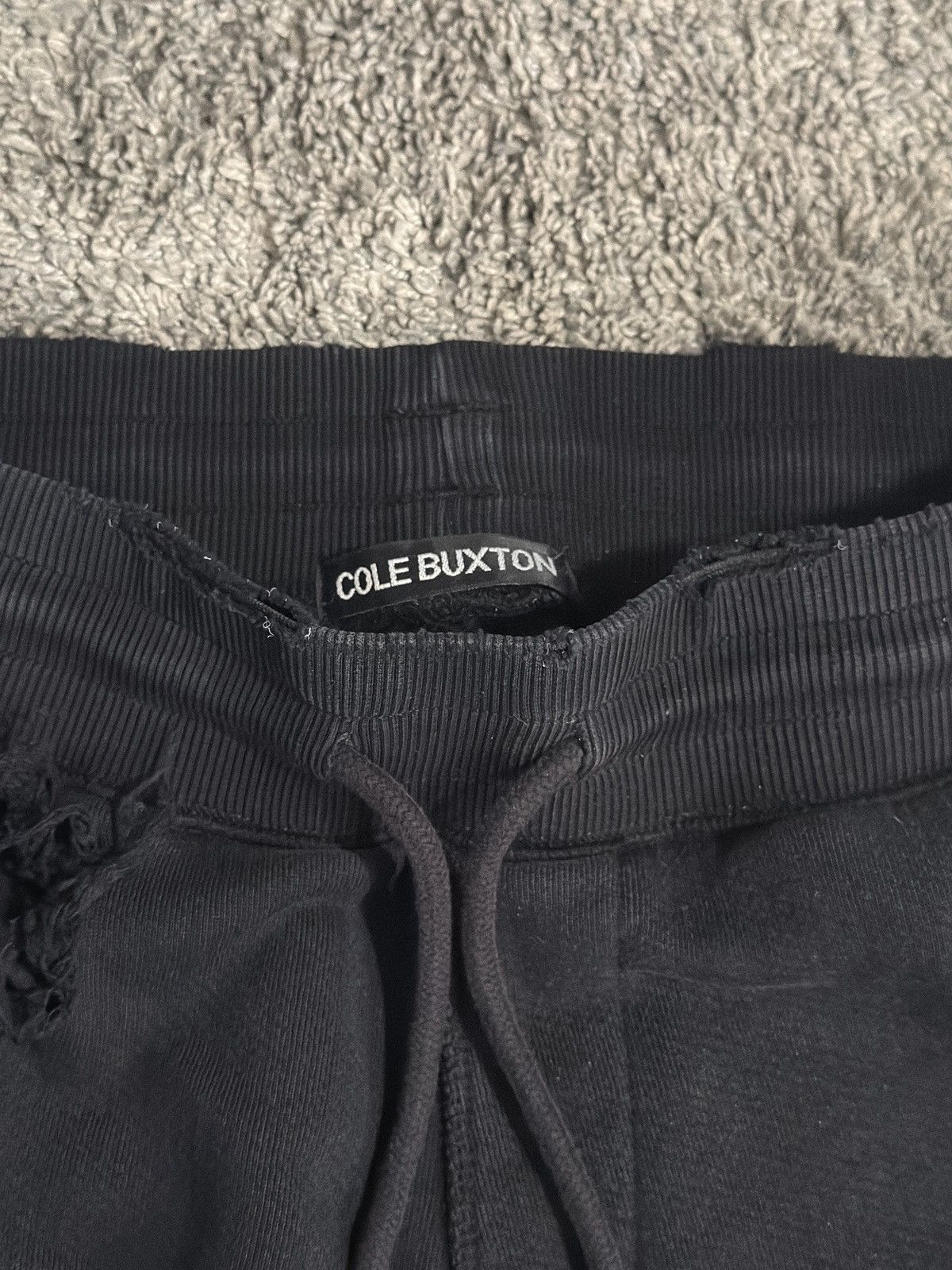 Cole Buxton Cole Buxton Distressed Sweatpants Size US 30 / EU 46 - 4 Thumbnail