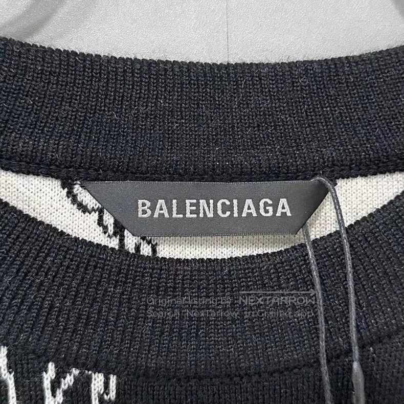 Balenciaga Balenciaga Multi-element barrage full-printed knit sweater Size US XS / EU 42 / 0 - 4 Thumbnail