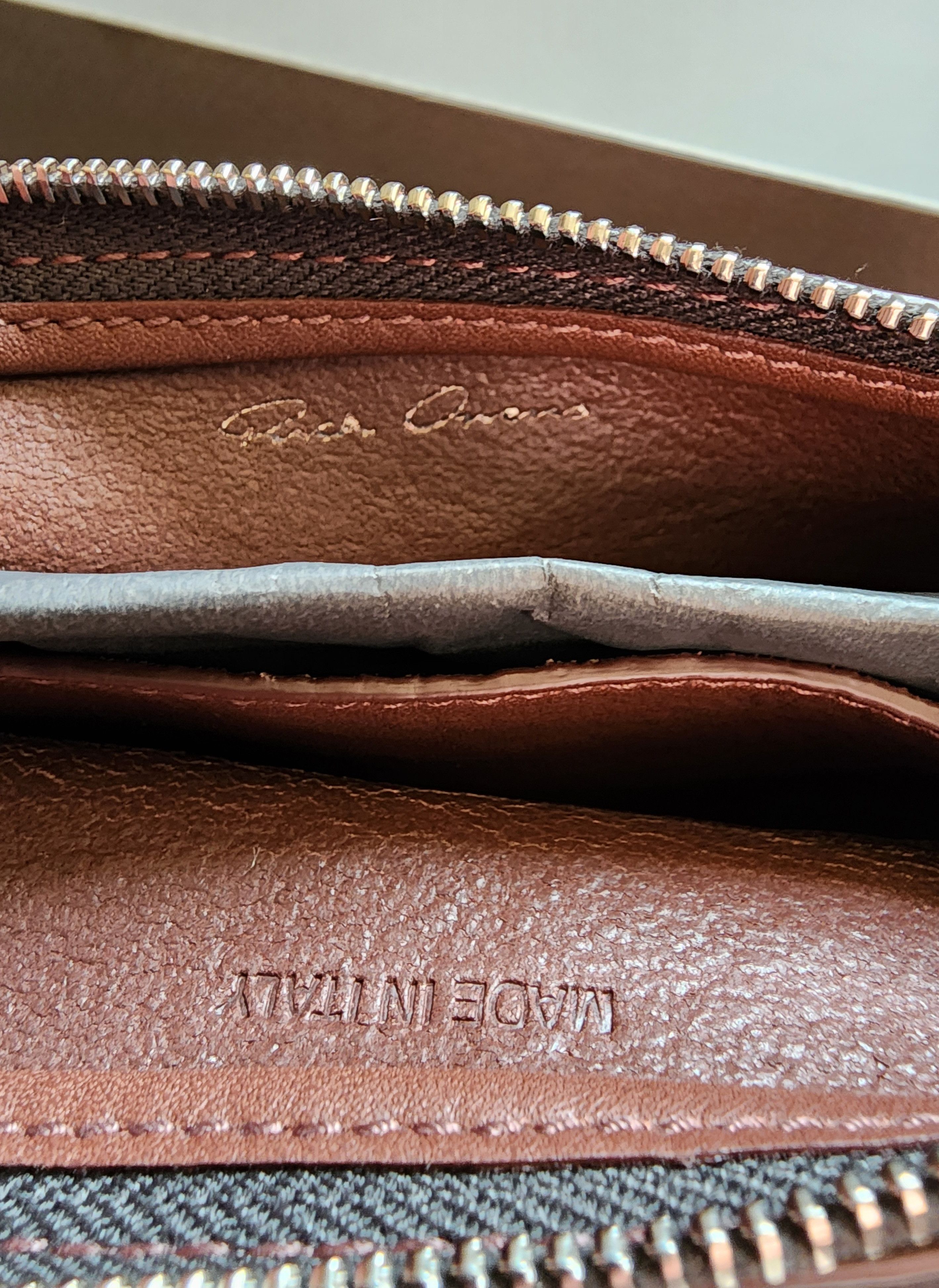 Rick Owens Rick Owens Brown Club Pouch Size ONE SIZE - 9 Thumbnail