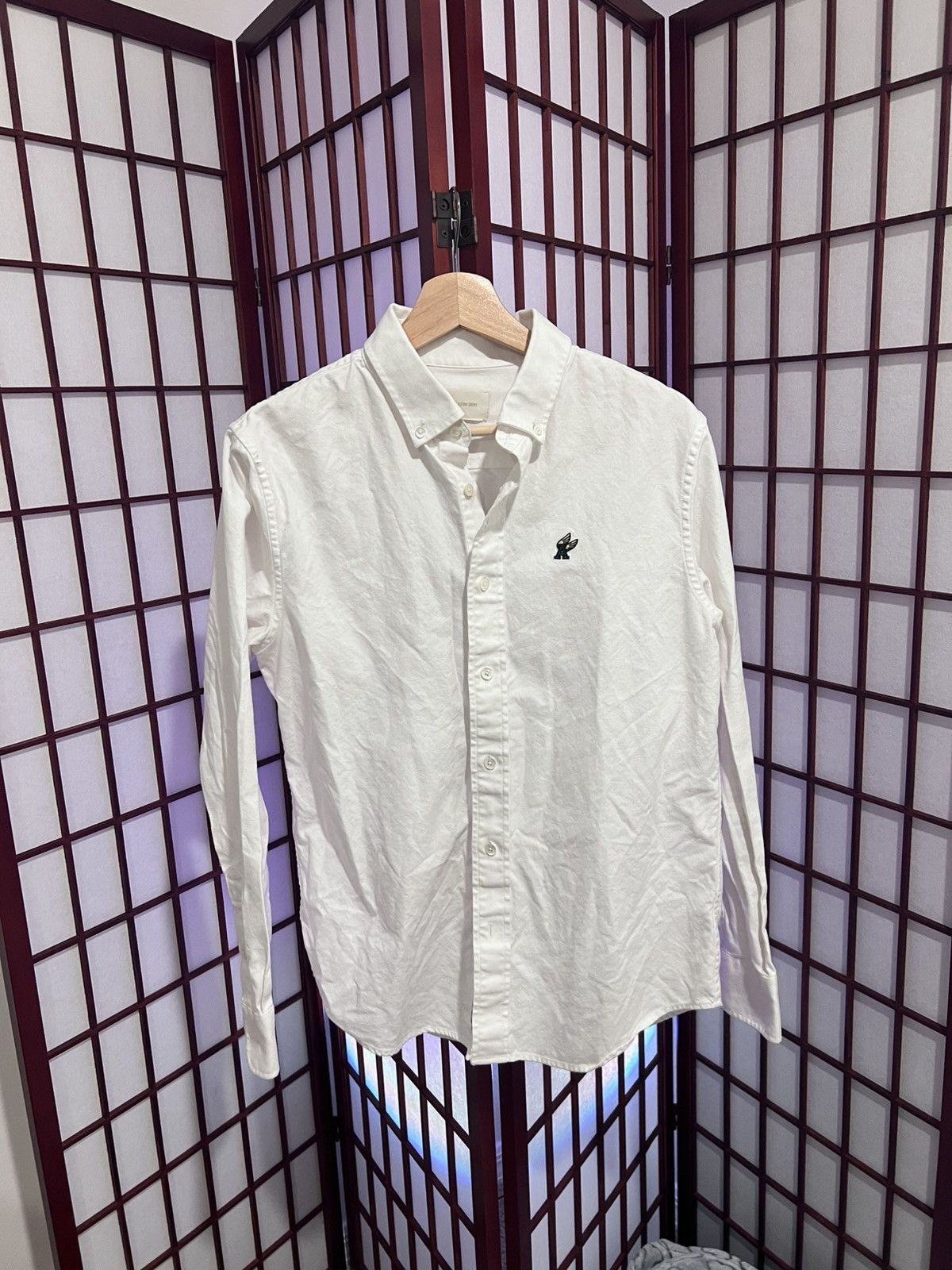 Aime Leon Dore Aime Leon Dore Embroidered Winged Foot A Oxford Shirt Size US S / EU 44-46 / 1 - 1 Thumbnail