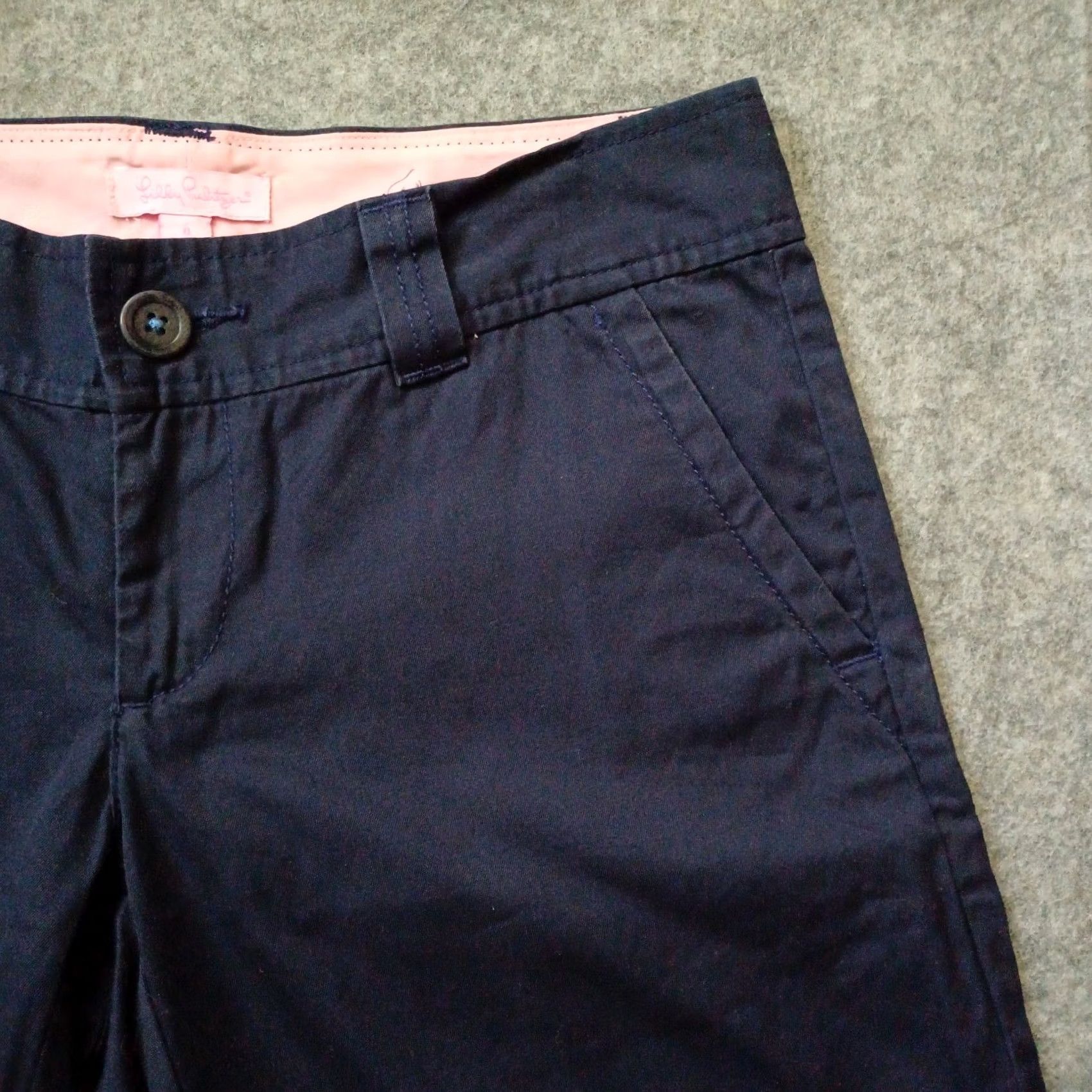 Lilly Pulitzer Lilly Pulitzer Shorts Womens 0 Navy Blue Mid Rise Chino Nautical Shirt/Shorts? Size 25" / US 0 / IT 36 - 5 Thumbnail