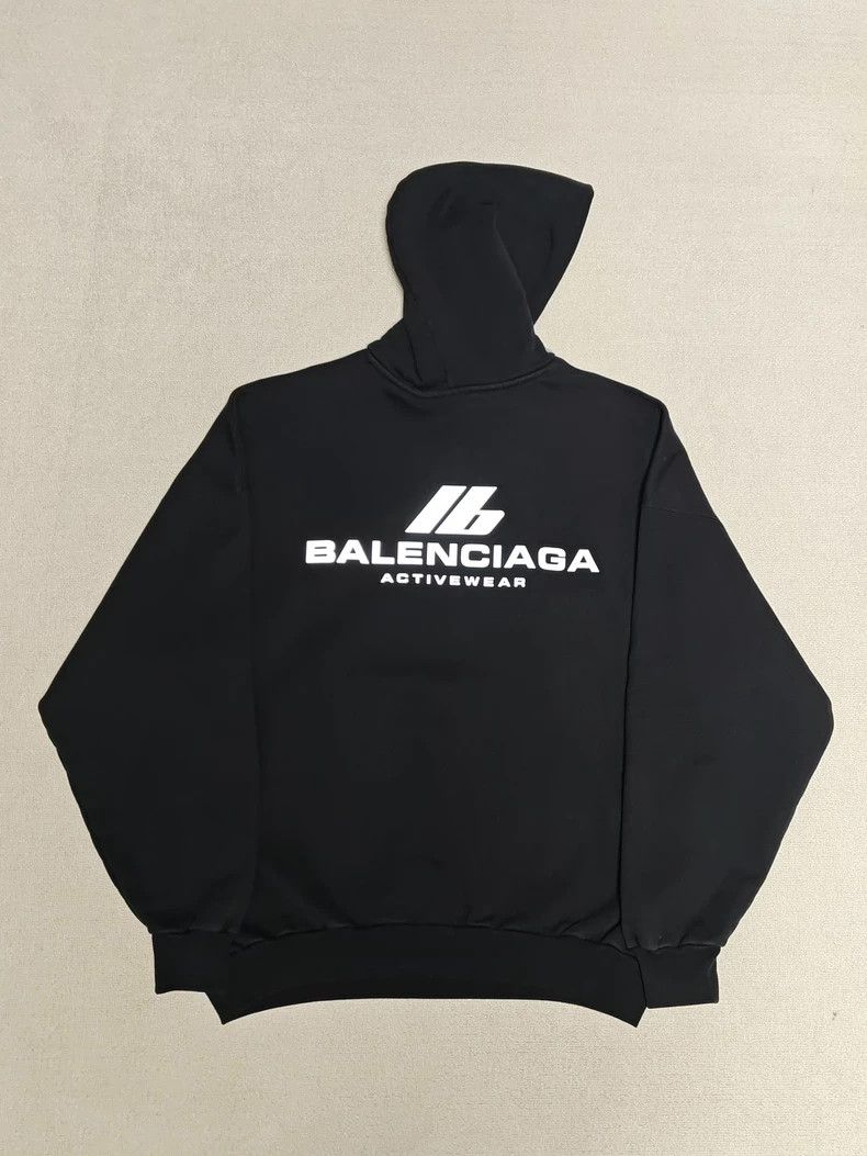 Balenciaga Balenciaga 24 FW reflective printed solid hooded sweatshirt Size US S / EU 44-46 / 1 - 3 Thumbnail