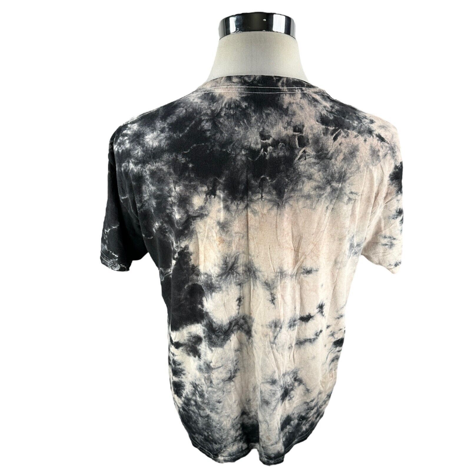 The Unbranded Brand Vintage Trippy T-Shirt M Black Hippie Tie Dye Graphic Crew Size US M / EU 48-50 / 2 - 5 Thumbnail