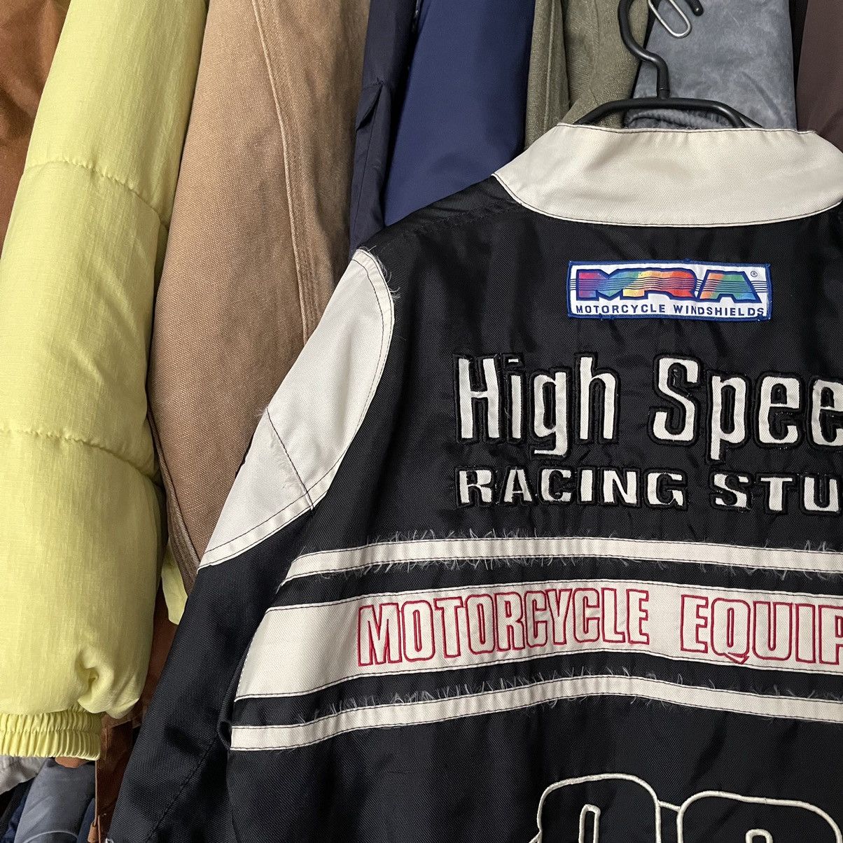 NASCAR 90s High Speed Racing Nascar F-1 Bomber Jacket Size US M / EU 48-50 / 2 - 21 Thumbnail