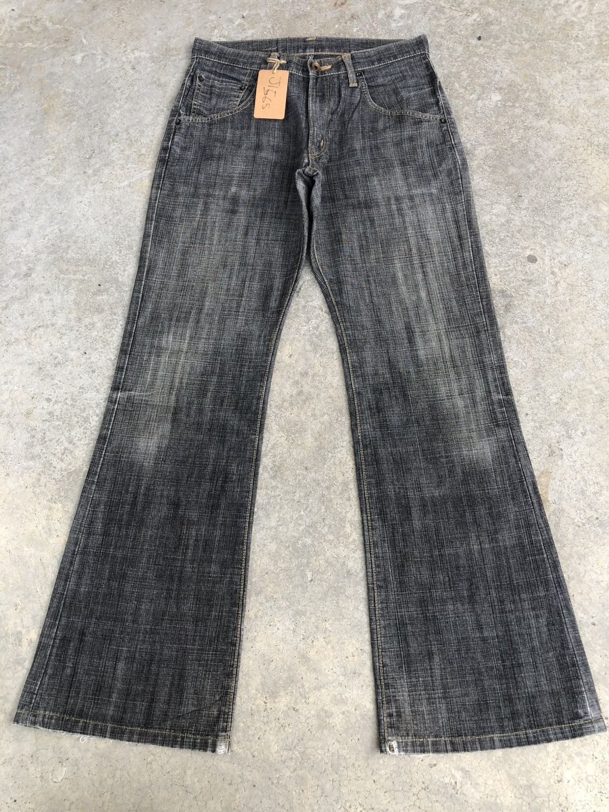 If Six Was Nine Edwin Flare Jeans Distressed Jeans Loose Size US 31 - 1 Thumbnail