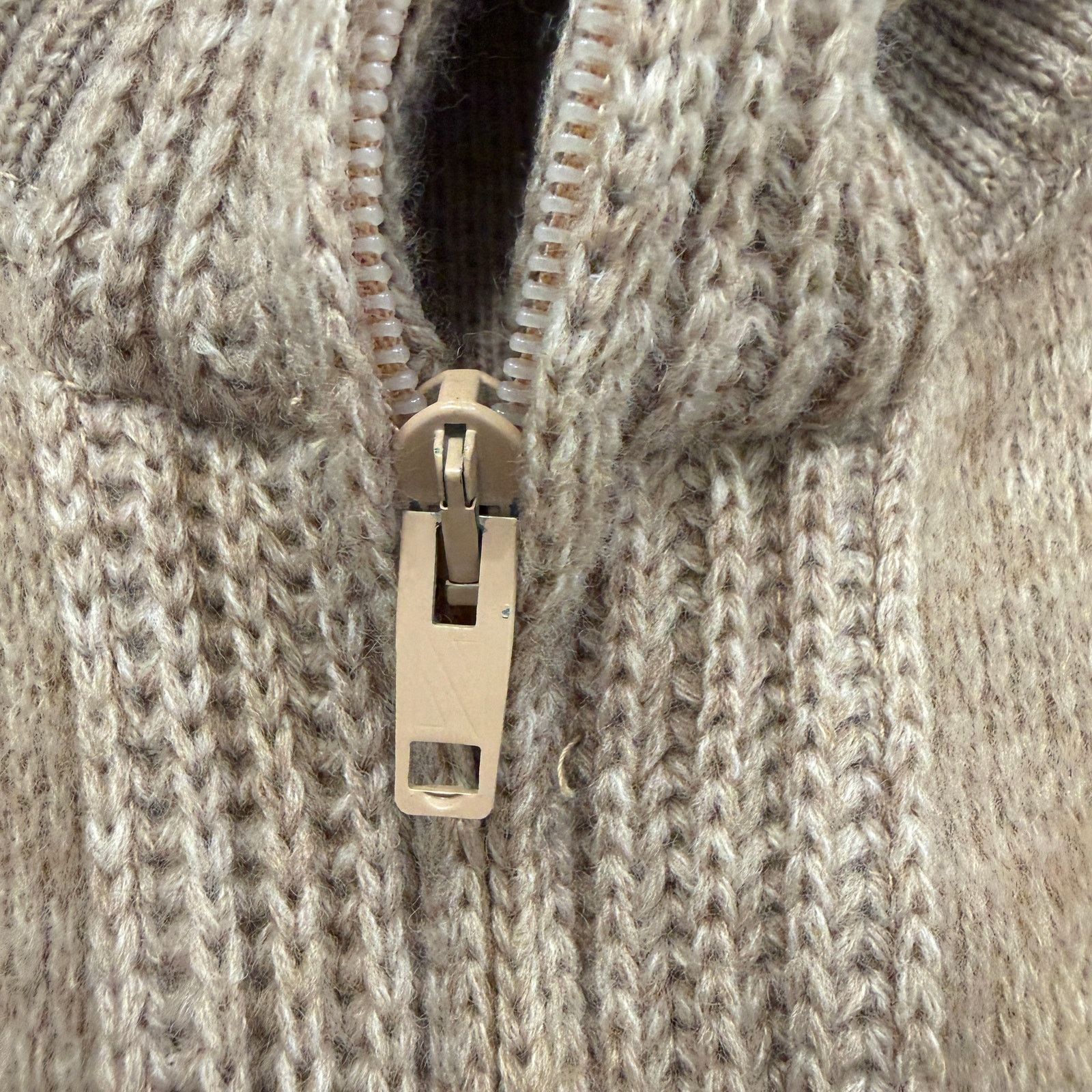 Vintage Vintage Sweater Emporium Full Zip Men's Small Brown Cream Size US S / EU 44-46 / 1 - 4 Thumbnail
