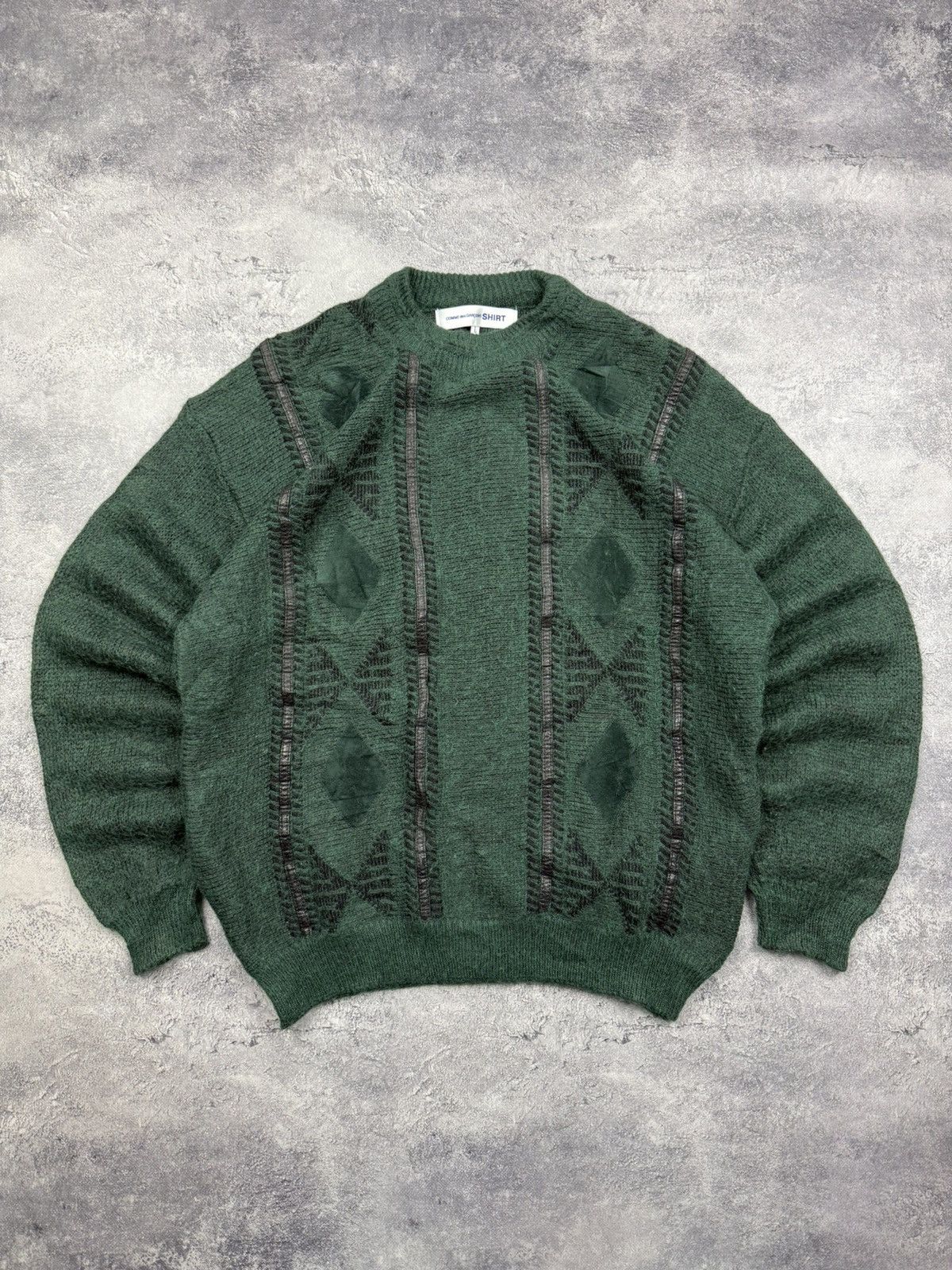 Comme des Garcons SHIRT Comme des Garçons SHIRT Sweater Knit Japanese Brand Size US L / EU 52-54 / 3 - 1 Thumbnail
