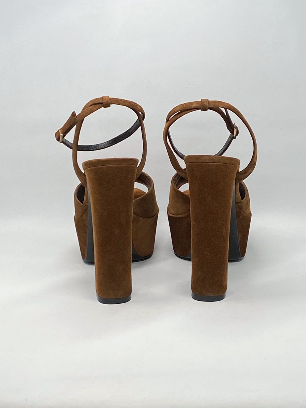 Yves Saint Laurent Saint Laurent Jodie Platform Sandals in Suede size 41 Size US 11 / IT 41 - 8 Thumbnail