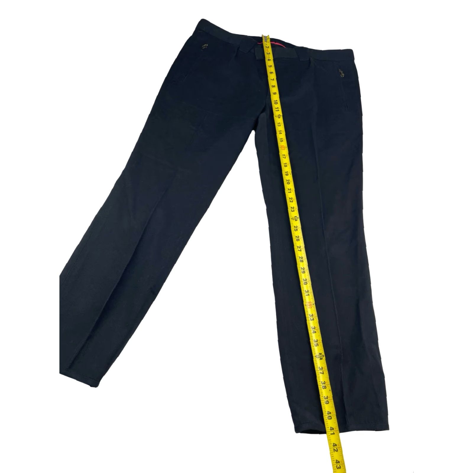 Polo Ralph Lauren Polo Ralph Lauren Dress Pants Men Black Cotton/Wool Twill Flat Front 36x30 Vintage: No (36) Black Mens Dress Pants Size US M / EU 48-50 / 2 - 6 Thumbnail