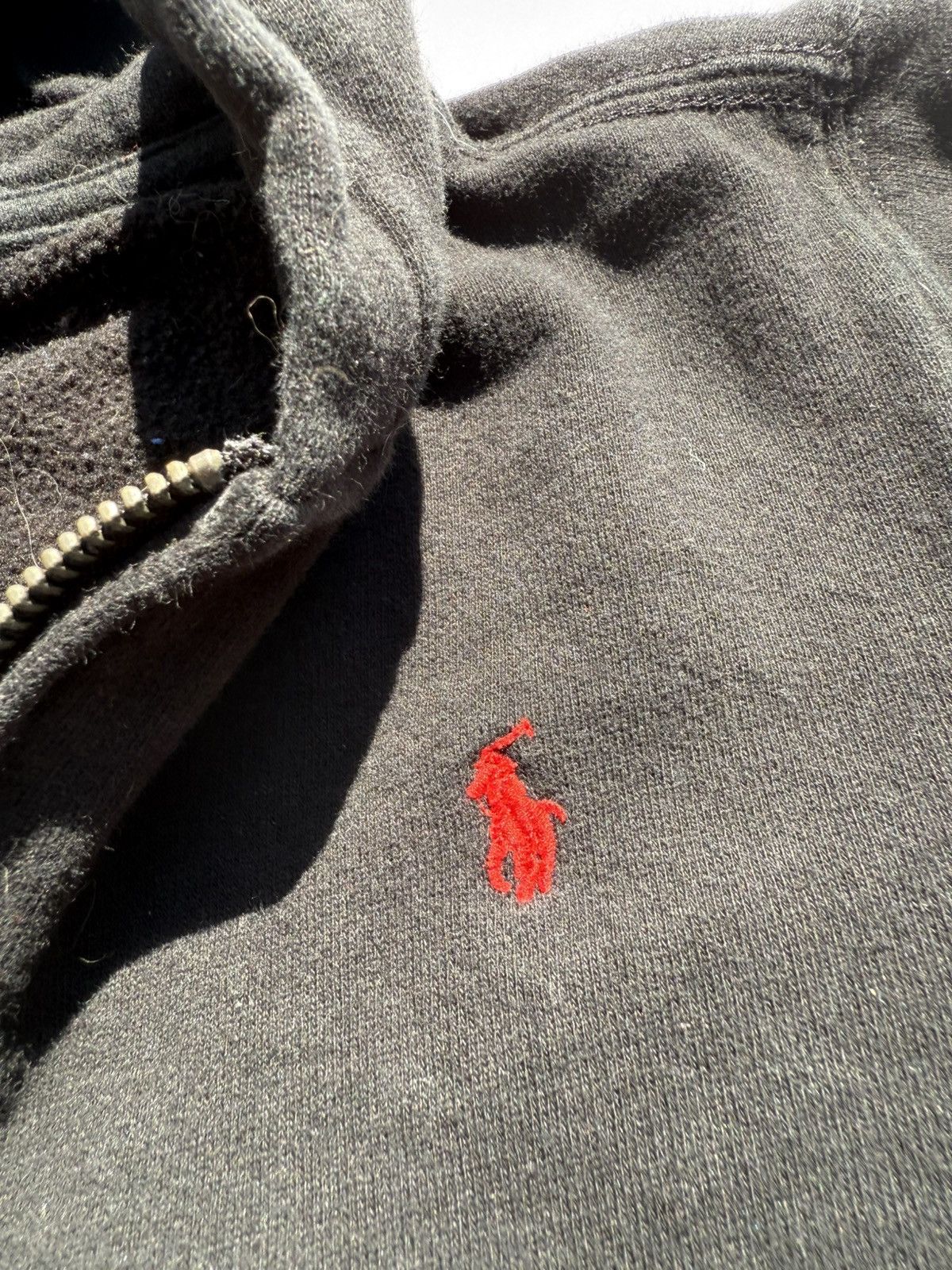 Polo Ralph Lauren Polo by Ralph Lauren Black Fleece Hoodie Size US XS / EU 42 / 0 - 5 Thumbnail