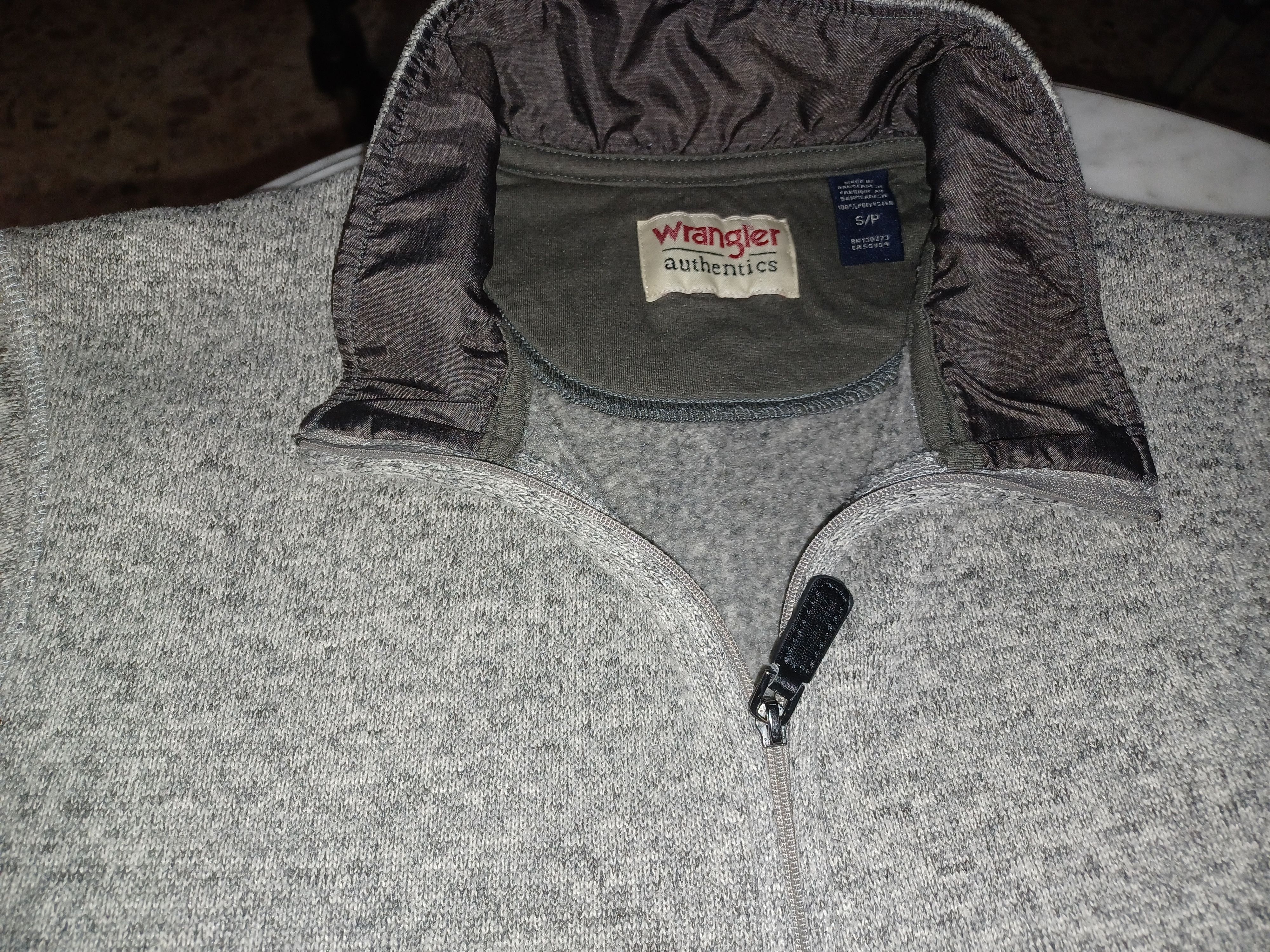 Wrangler Wrangler Men's Pull-Over Sweater Small Gray Size US S / EU 44-46 / 1 - 3 Thumbnail