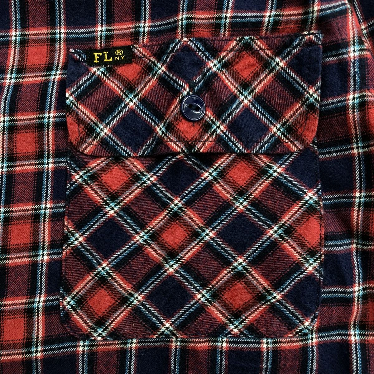Futura 2000s Futura Laboratories Red Tartan Flannel Shirt Size US M / EU 48-50 / 2 - 8 Thumbnail