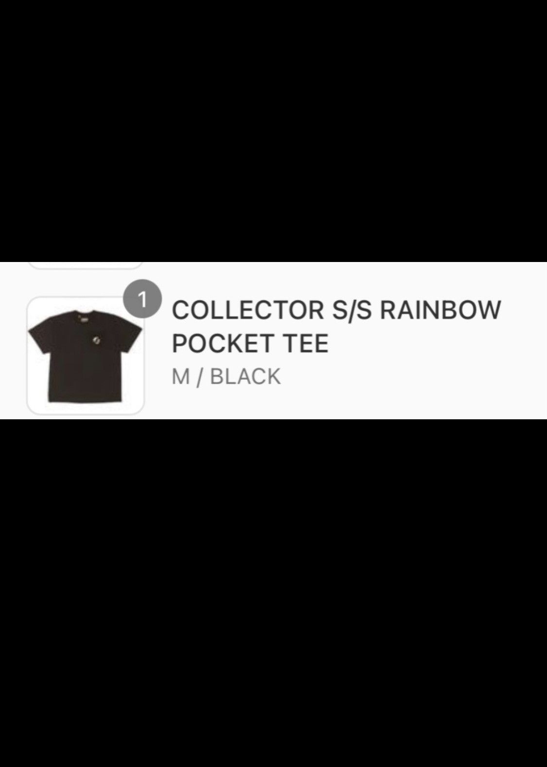 Gallery Dept. Gallery Dept. COLLECTOR S/S RAINBOW POCKET TEE MEDIUM Size US M / EU 48-50 / 2 - 16 Thumbnail