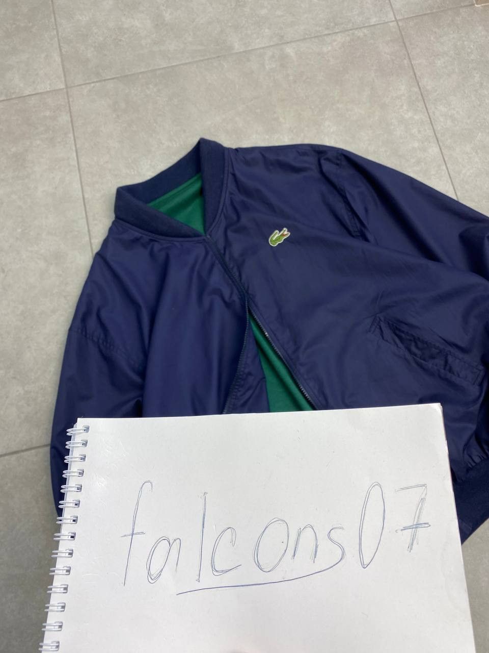 Lacoste Vintage Lacoste Logo Bomber Jacket Size US L / EU 52-54 / 3 - 2 Thumbnail