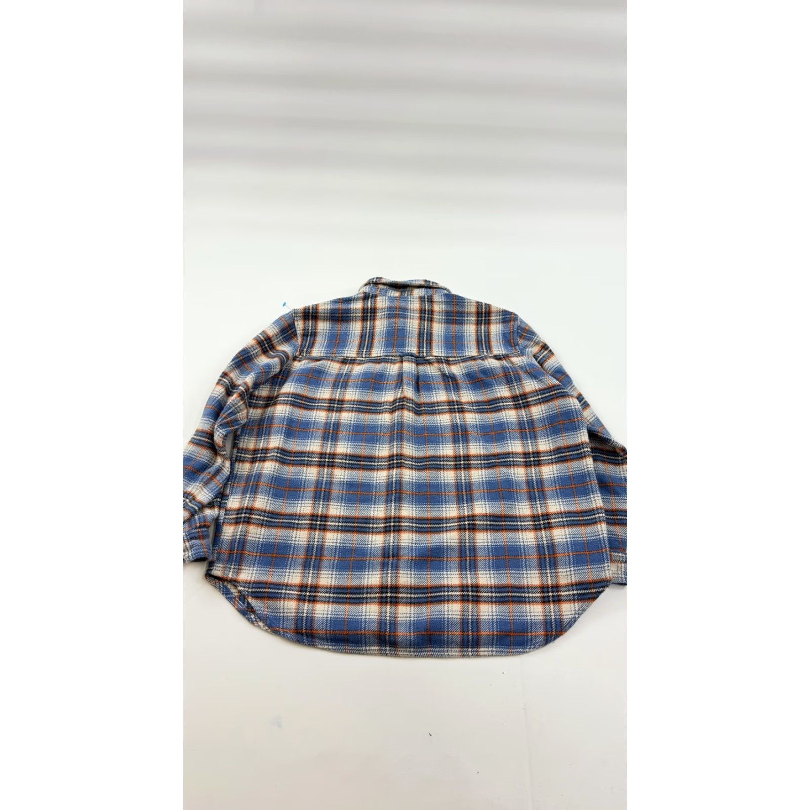 American Eagle Outfitters American Eagle Outfitters Shirt Womens Small Blue Plaid Flannel Long Sleeve Size S / US 4 / IT 40 - 5 Thumbnail