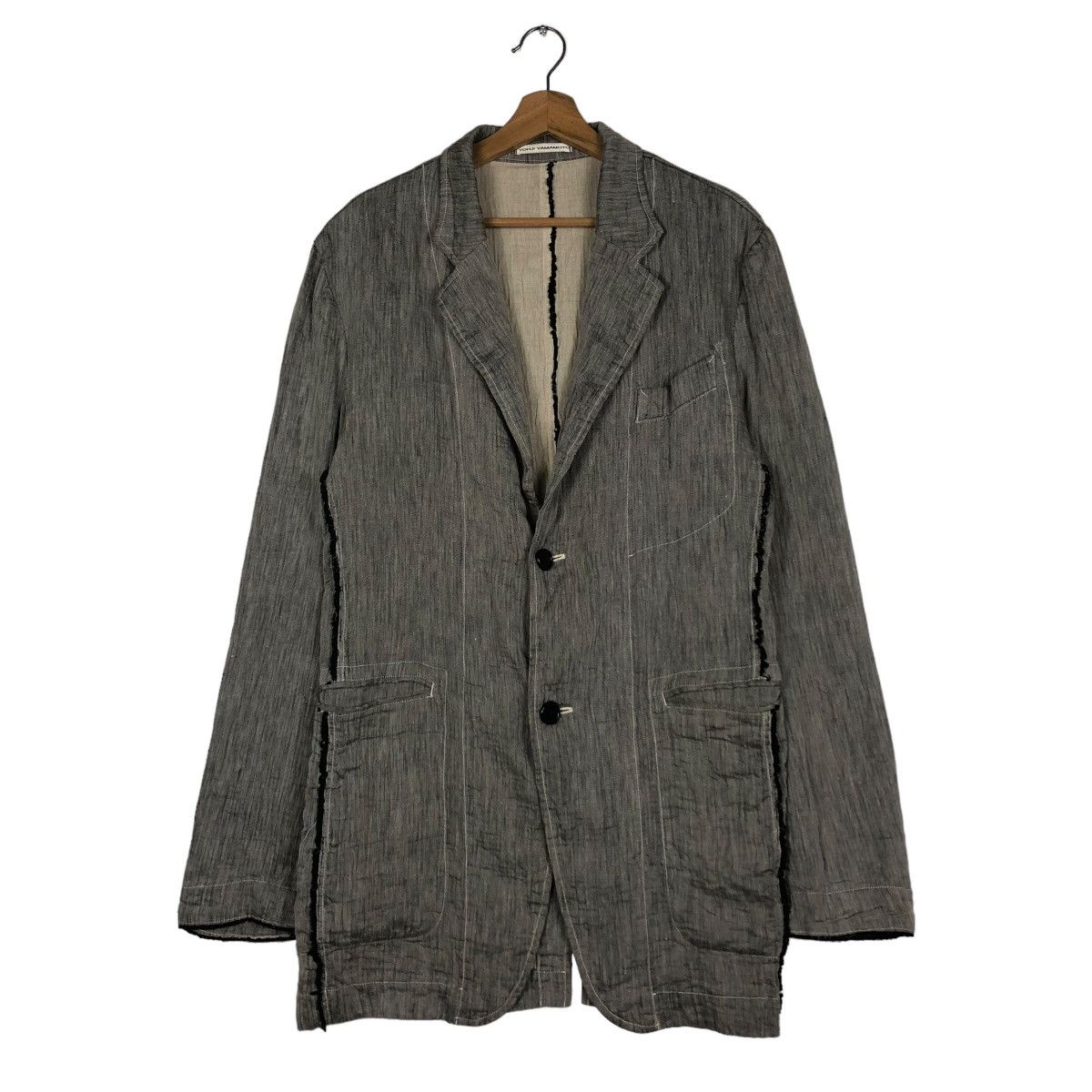 Yohji Yamamoto 🔥VINTAGE 80’s Y’S YOHJI YAMAMOTO PLEATED CHORE JACKET Size US M / EU 48-50 / 2 - 1 Thumbnail