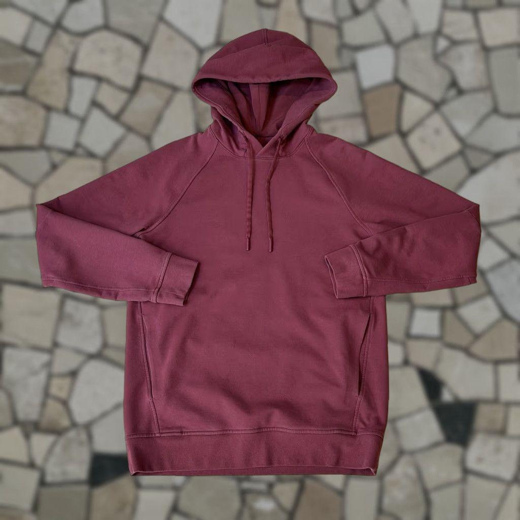 Lululemon Lululemon Men City Sweat Hoodie Pullover XS Long Sleeve Maroon Logo Hooded Zip, Regular Fit, Fleece, City, Athleisure, Urban Fashion, 90s? Size US XS / EU 42 / 0 - 1 Thumbnail