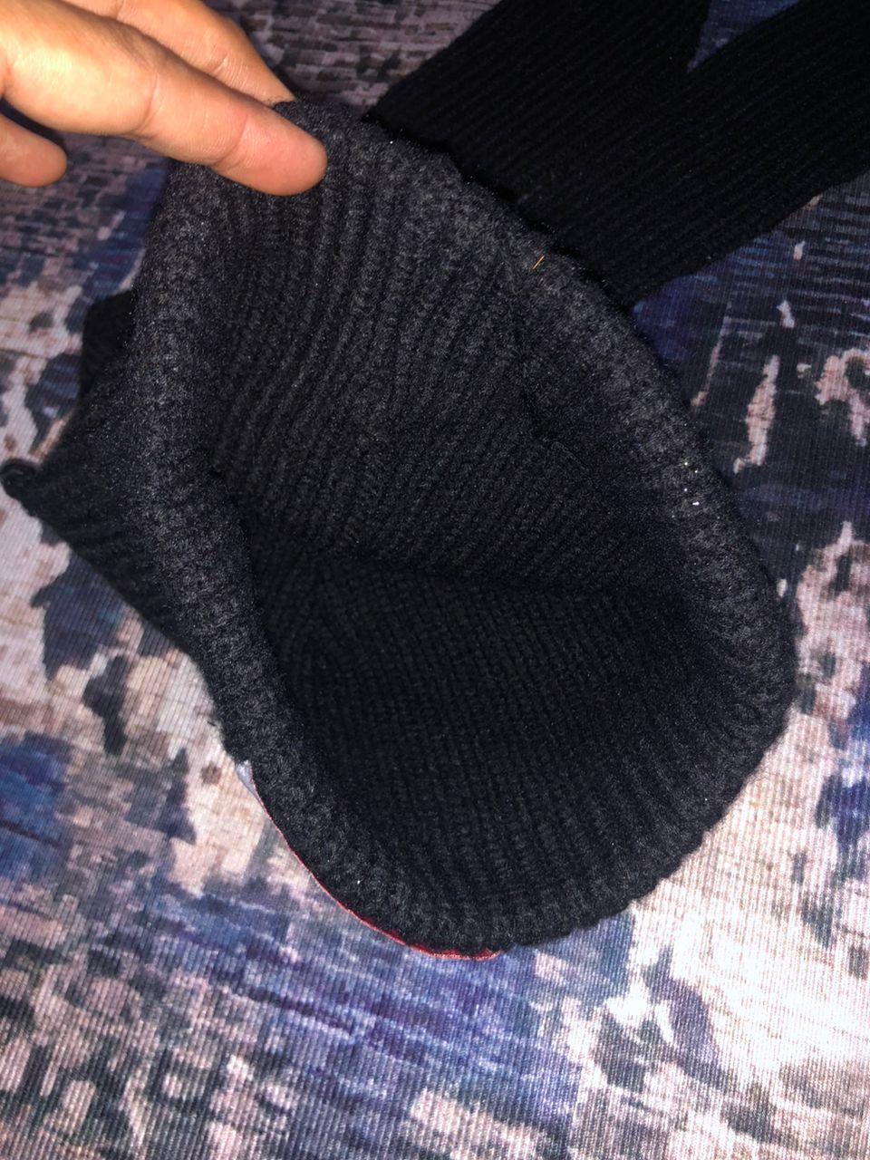 Charles Jeffrey LOVERBOY Charles Jeffrey Loverboy Chunky Rabbit Beanie Black Size ONE SIZE - 10 Thumbnail