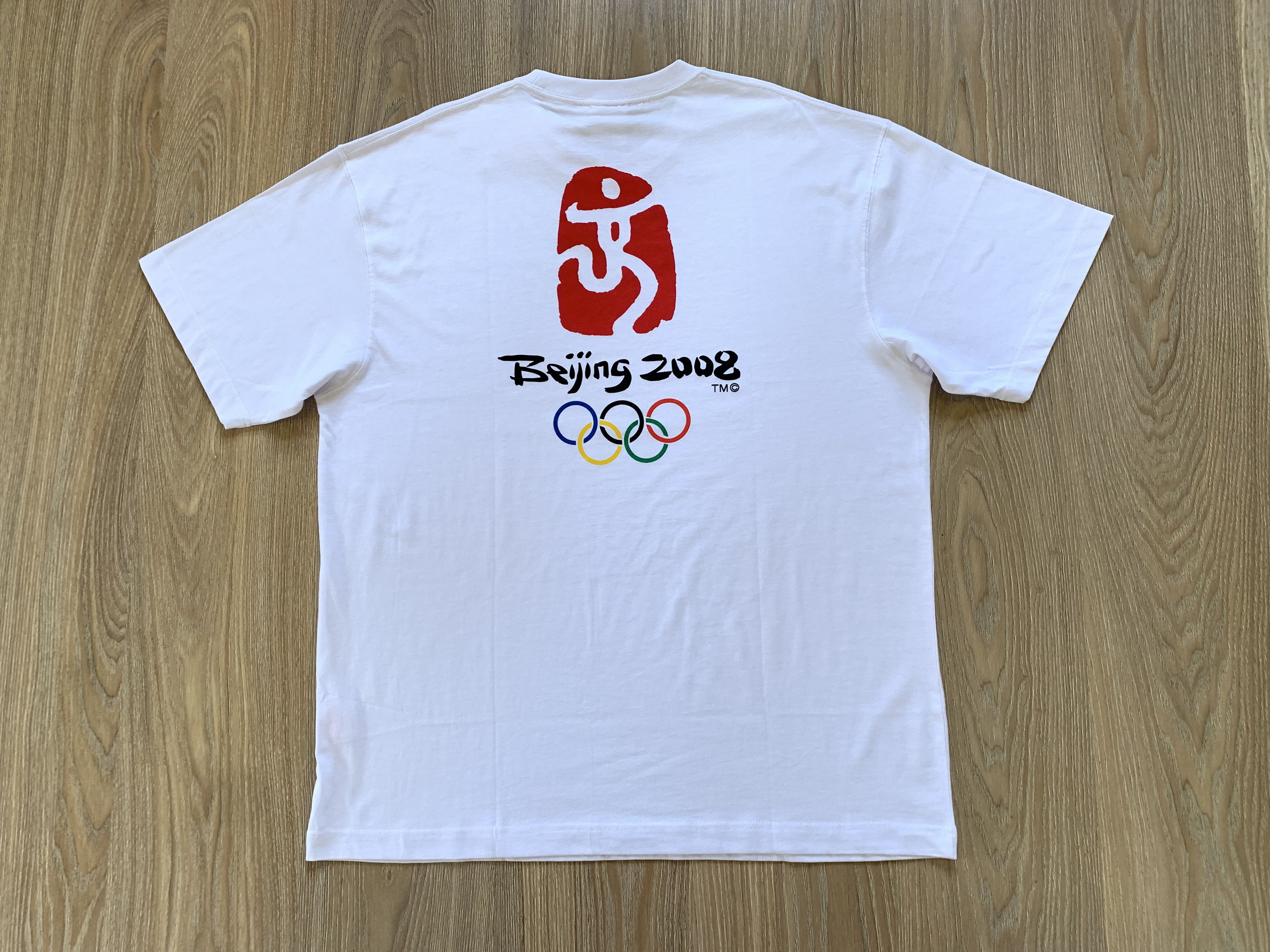 USA Olympics × Vintage Vintage Beijing 2008 Olympic Games Sports Tee Tshirt Size US L / EU 52-54 / 3 - 3 Thumbnail