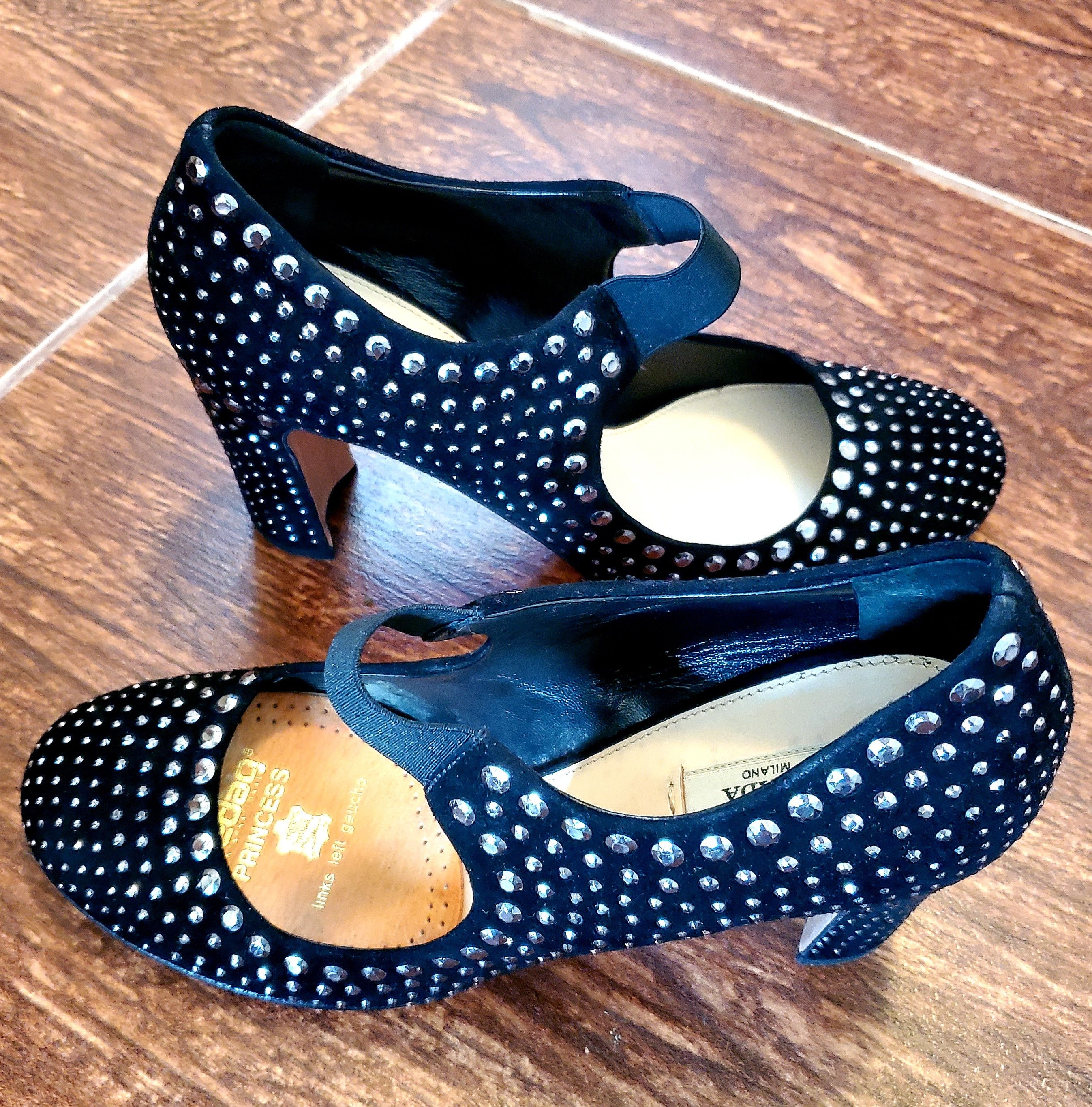 Prada Escarpins mary jane Prada Noir 37 perfect condition Size US 7 / IT 37 - 2 Thumbnail