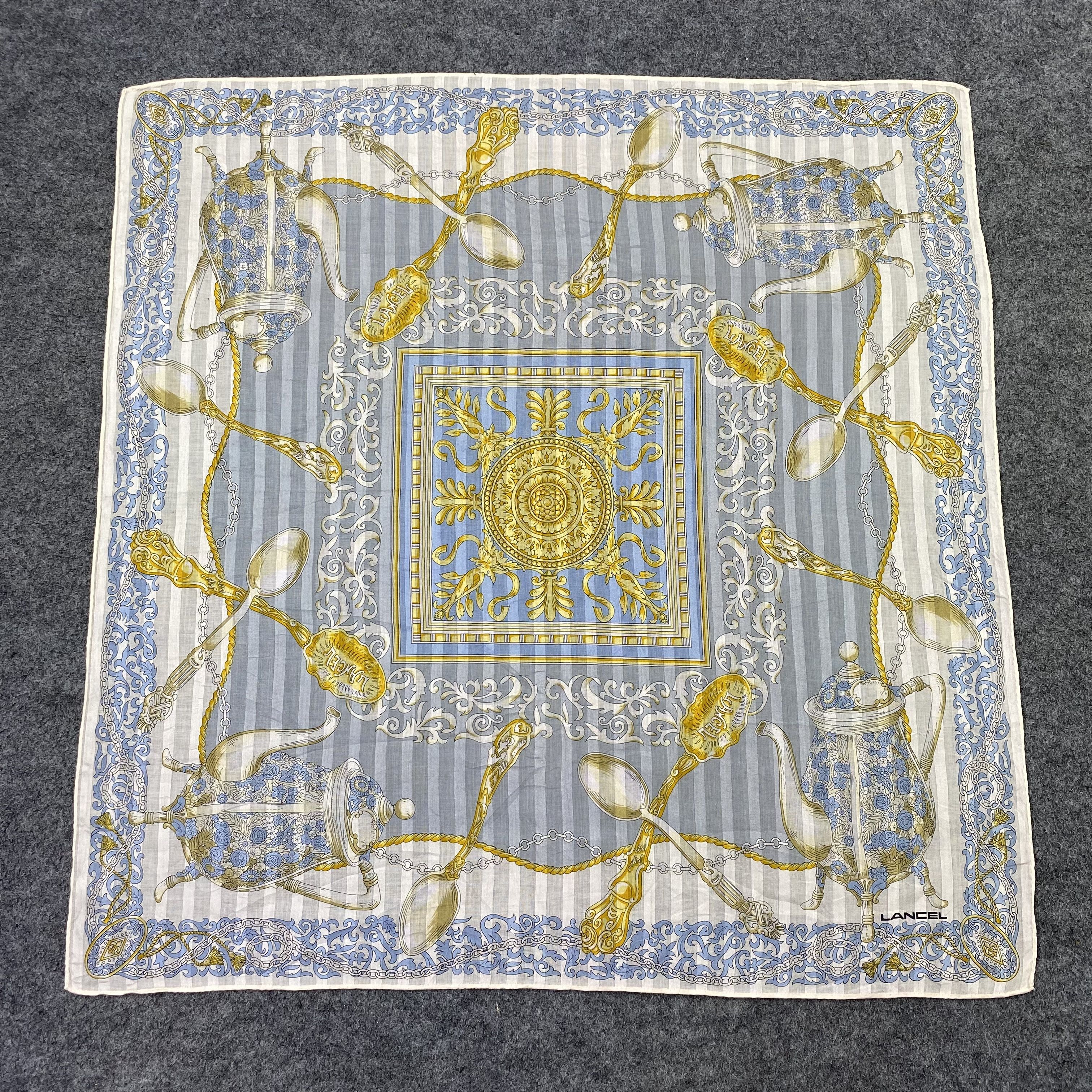 Lancel Lancel Handkerchief / Bandana / Neckerchief-B2348 Size ONE SIZE - 3 Thumbnail