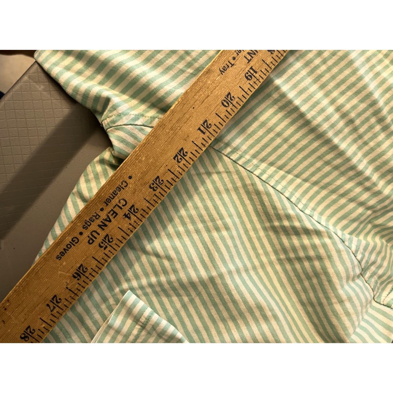 Peter Millar Peter Millar Polo Shirt Mens XL Blue White Striped Stretch Golf Shirt Size US XL / EU 56 / 4 - 5 Thumbnail