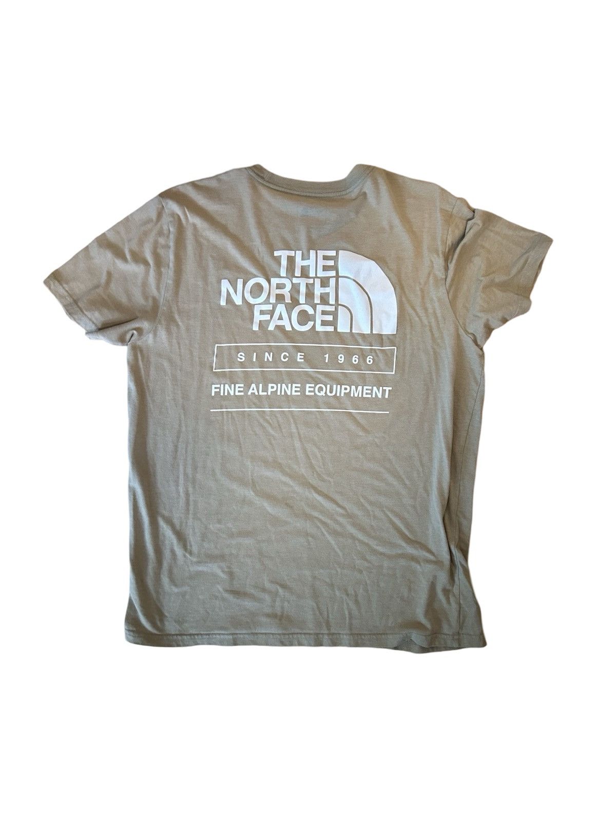 The North Face × Vintage VINTAGE THE NORTH FACE TAN LOGO TEE Size US L / EU 52-54 / 3 - 2 Thumbnail
