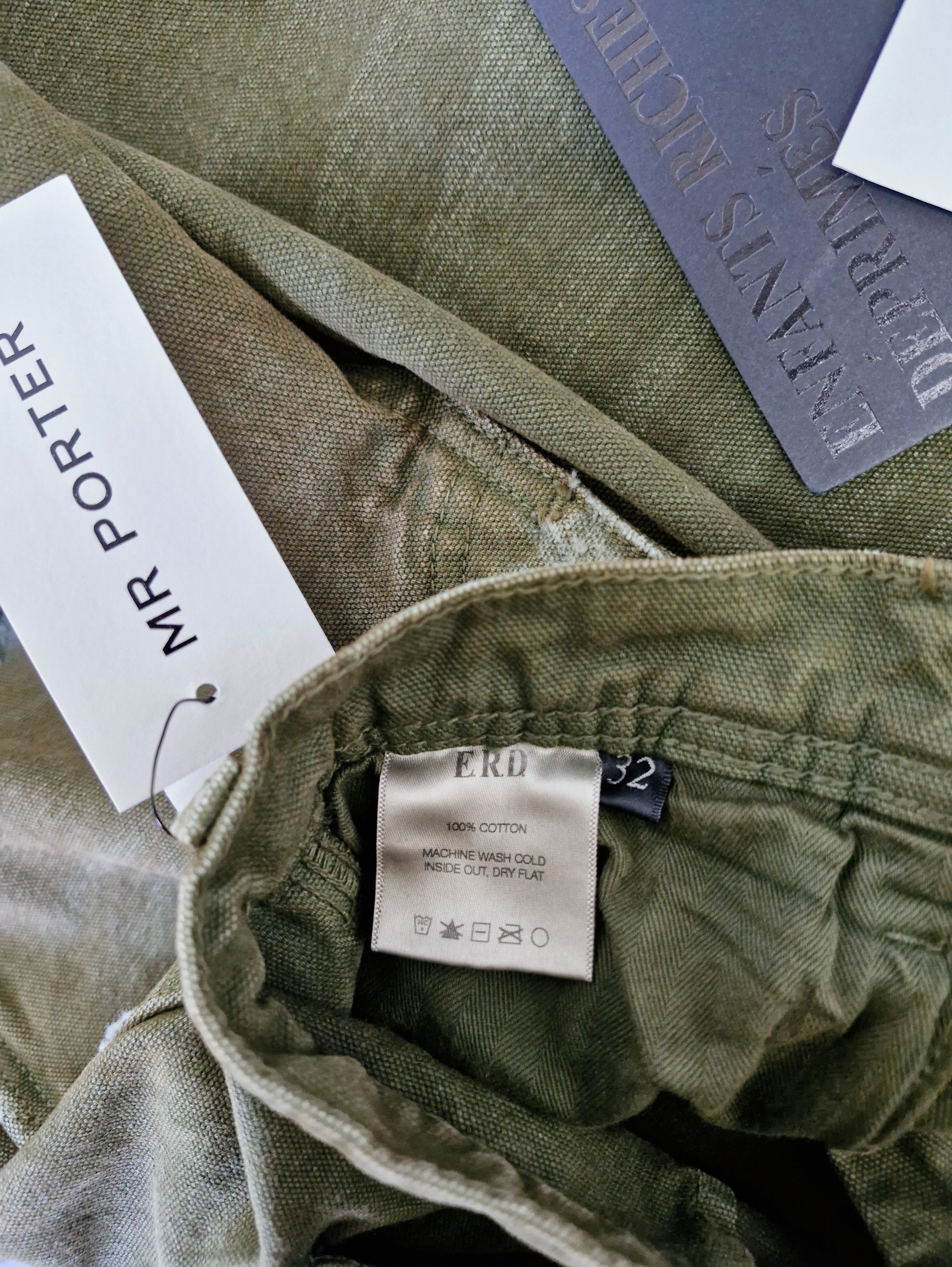 Enfants Riches Deprimes SS24 Acid Green Destroyed Canvas Carpenter Pants Size US 32 / EU 48 - 9 Thumbnail