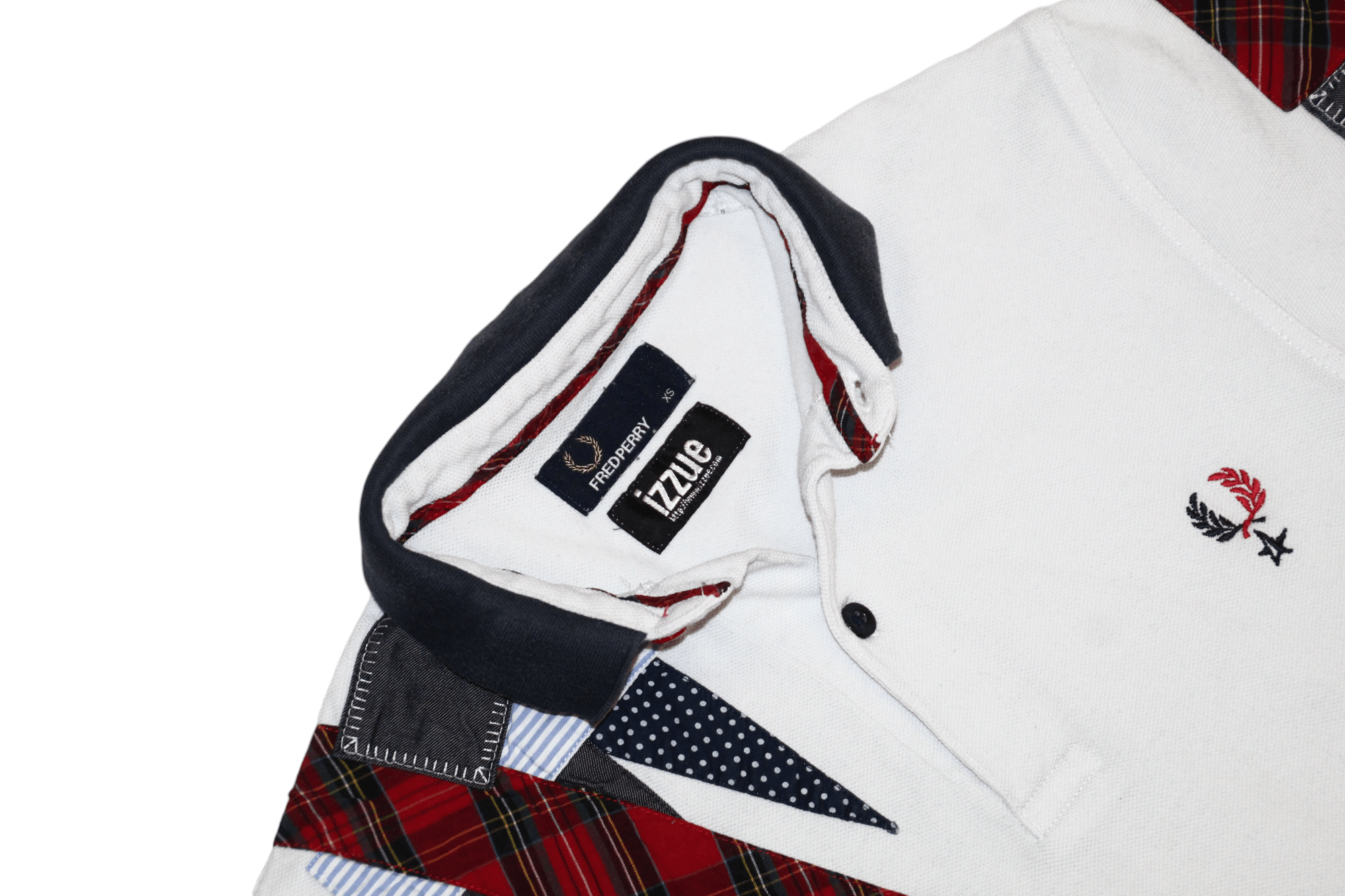 Fred Perry Fred Perry x IZZUE Patchwork Pique Polo Shirt Size US XS / EU 42 / 0 - 3 Thumbnail