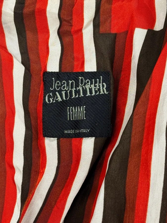 Jean Paul Gaultier 2000s Jean Paul Gaultier Black Fur Velvet Blazer Jacket Size S / US 4 / IT 40 - 10 Thumbnail