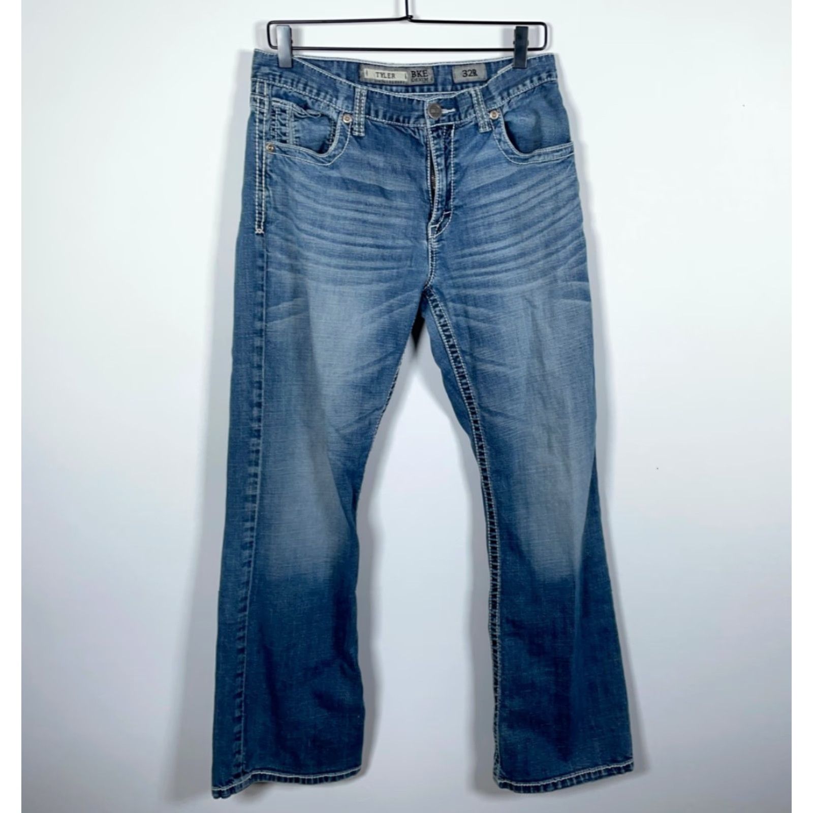 Vintage VINTAGE Buckle BKE Tyler Bootcut Jeans Men’s 30 x 30 Blue Denim Stretch Low Rise Grunge Retro Size US 30 / EU 46 - 2 Thumbnail