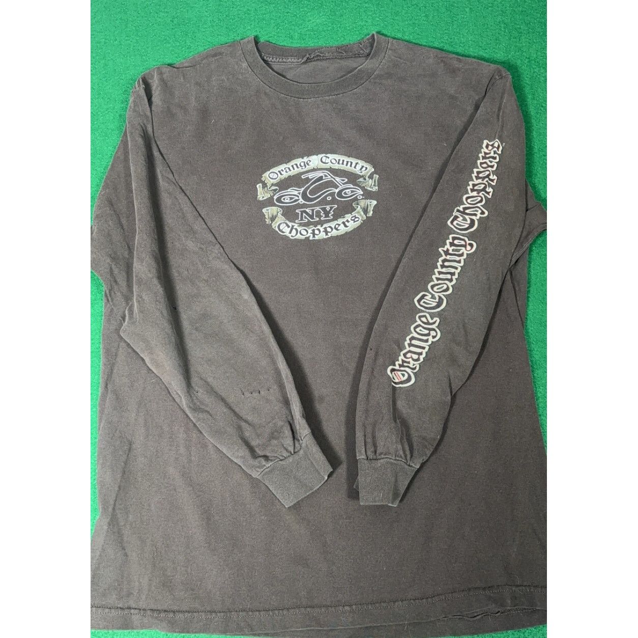 & Other Stories Vintage 90s Orange County Choppers NY Bull Dog Long Sleeve Size US XL / EU 56 / 4 - 10 Thumbnail