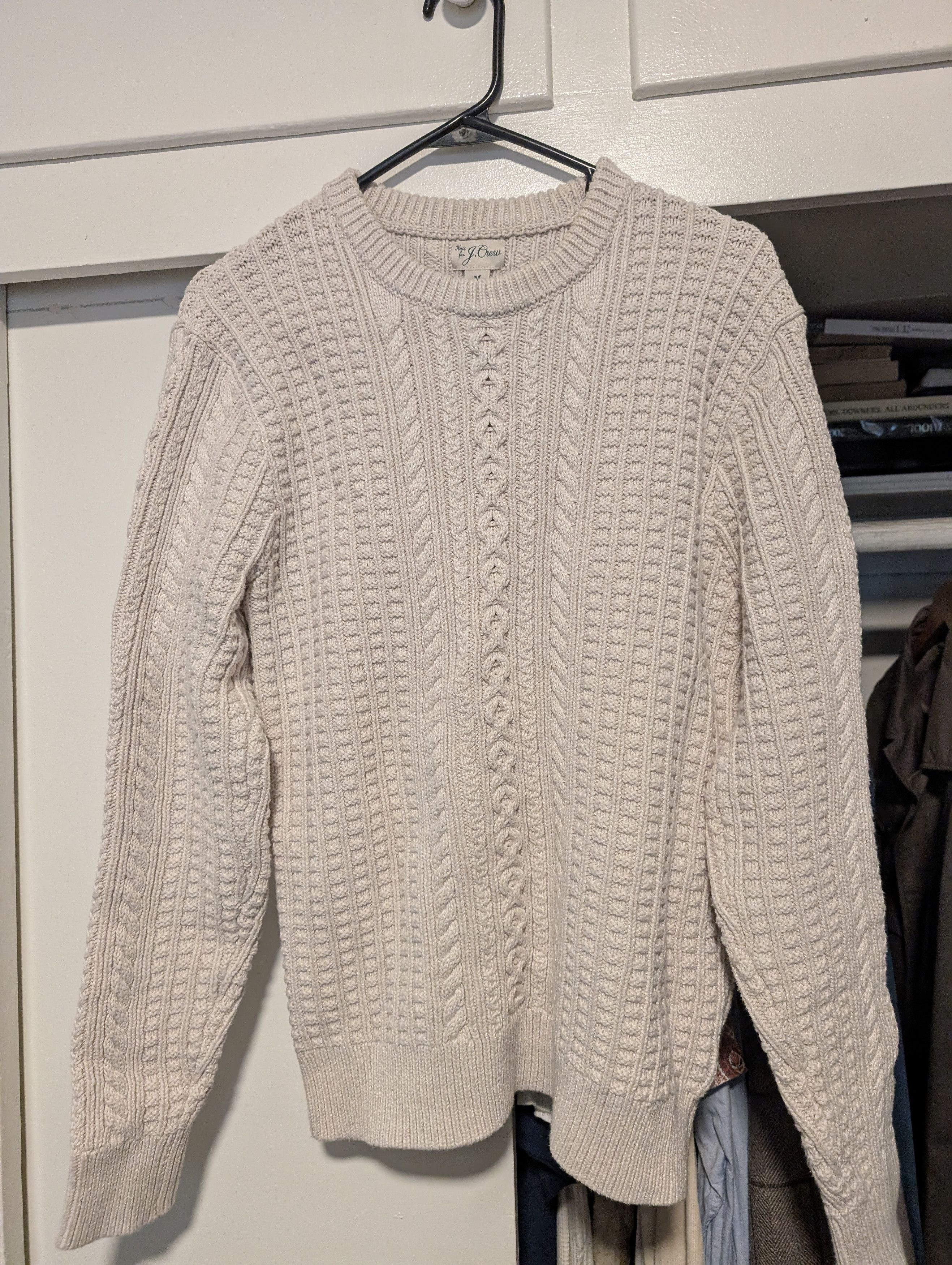 J.Crew Cable Knit Sweater Size US M / EU 48-50 / 2 - 2 Thumbnail