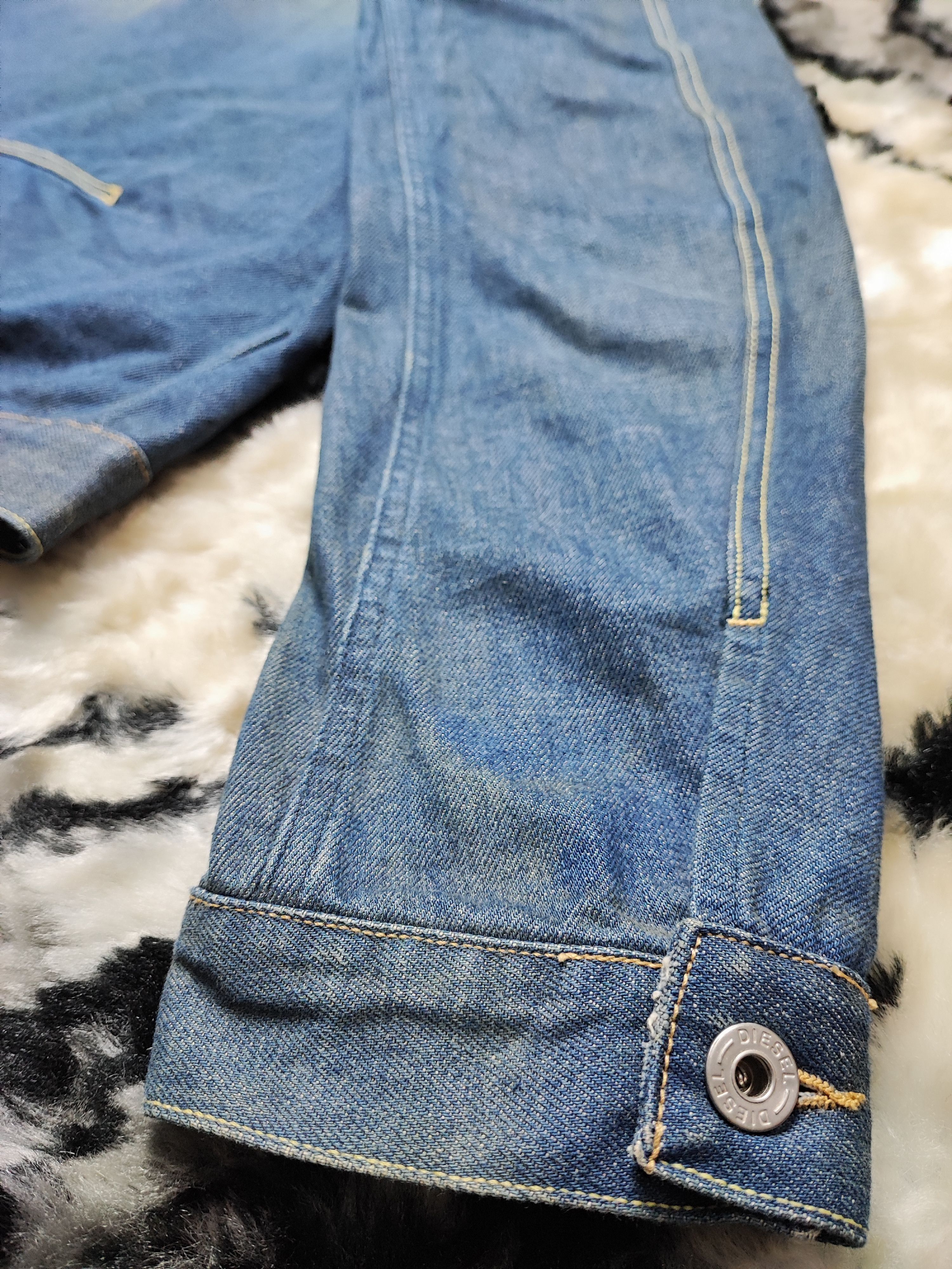 Diesel Vintage 90s Diesel Denim Jacket Button Trucker Jacket Medium Size US M / EU 48-50 / 2 - 21 Thumbnail