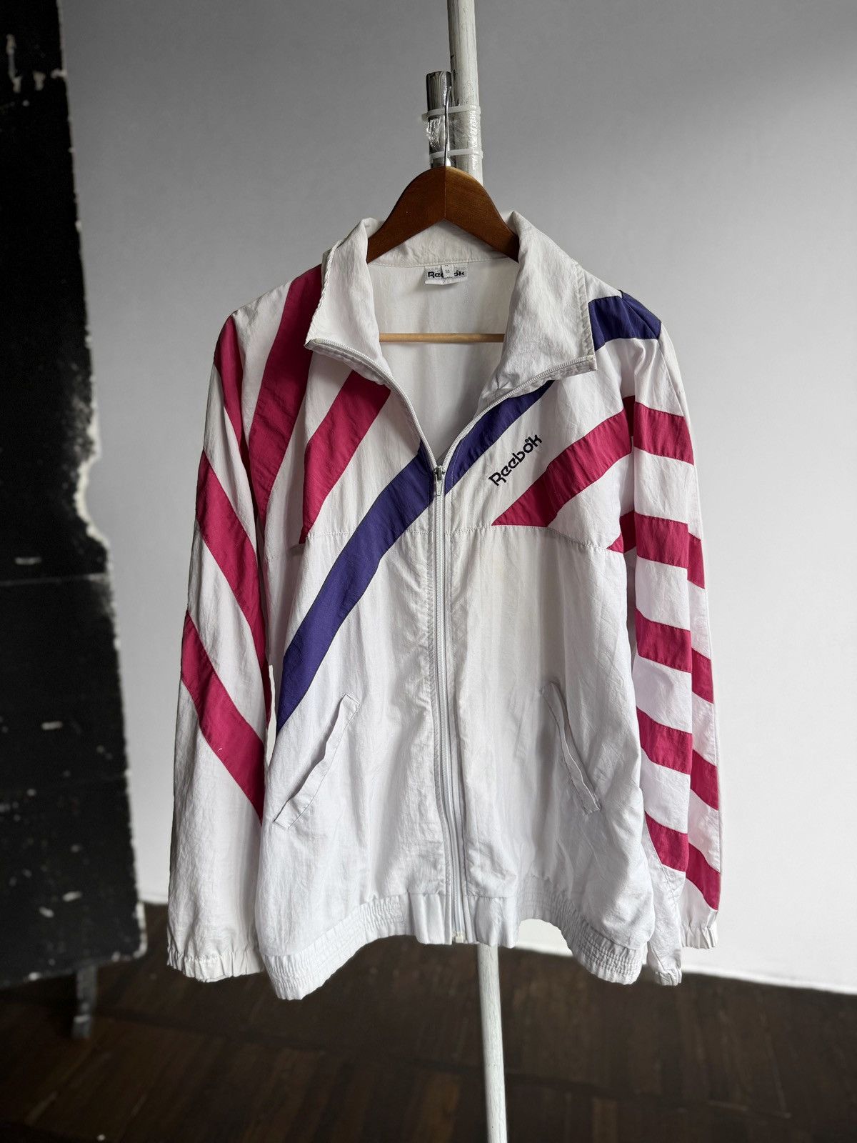 【新品】VETEMENTS×Reebok CHAV TRACK JACKET Size M - Vetements x Reebok Chav Track Jacket Cream White