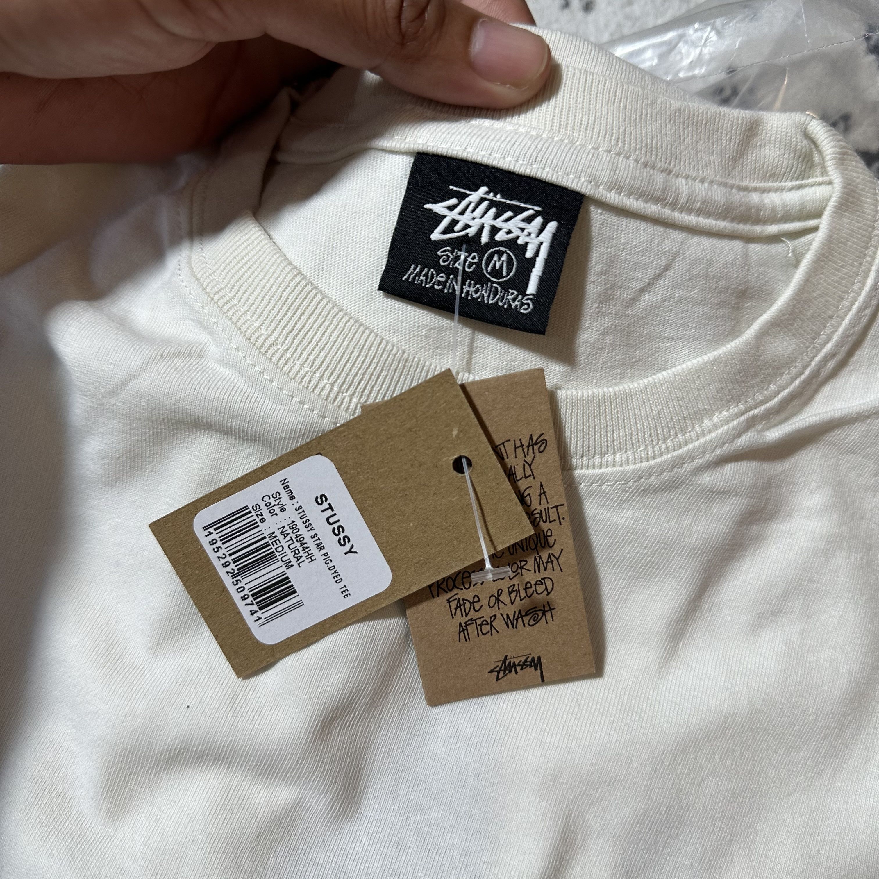 Stussy STUSSY STAR PIG DYED TEE - MEDIUM Size US M / EU 48-50 / 2 - 4 Thumbnail