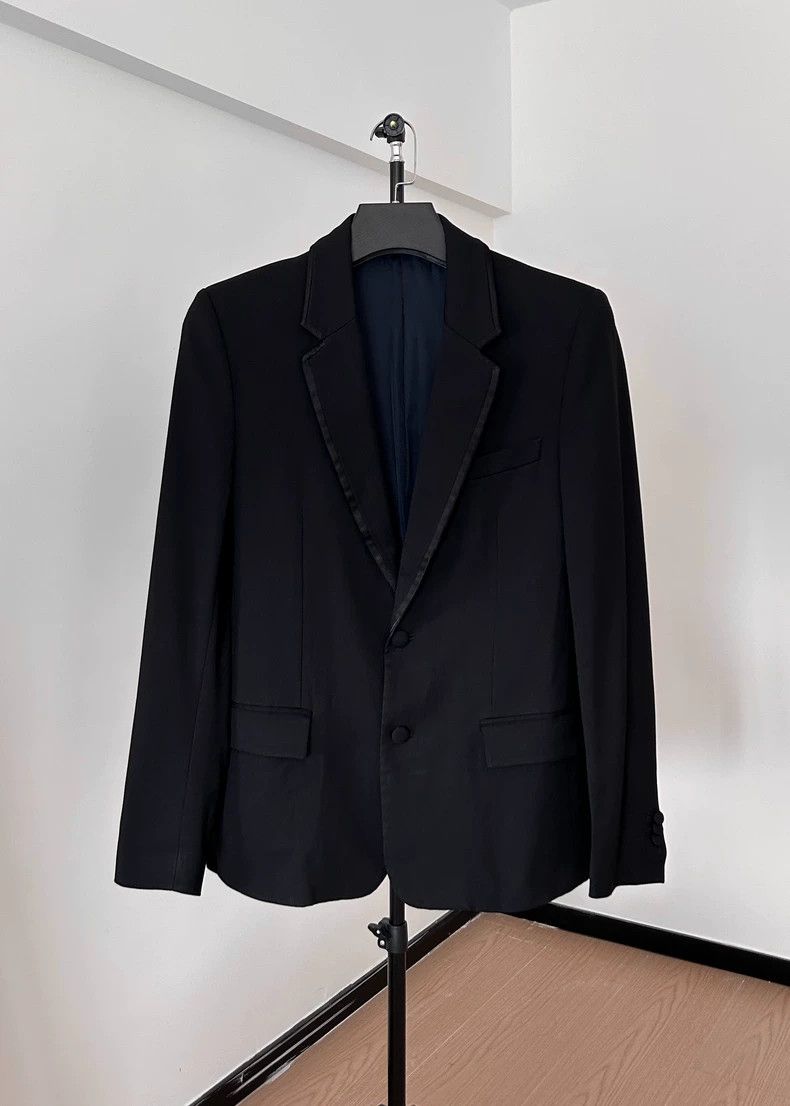 Maison Margiela Black Silk Blazer by Maison Margiela Size US M / EU 48-50 / 2 - 1 Thumbnail