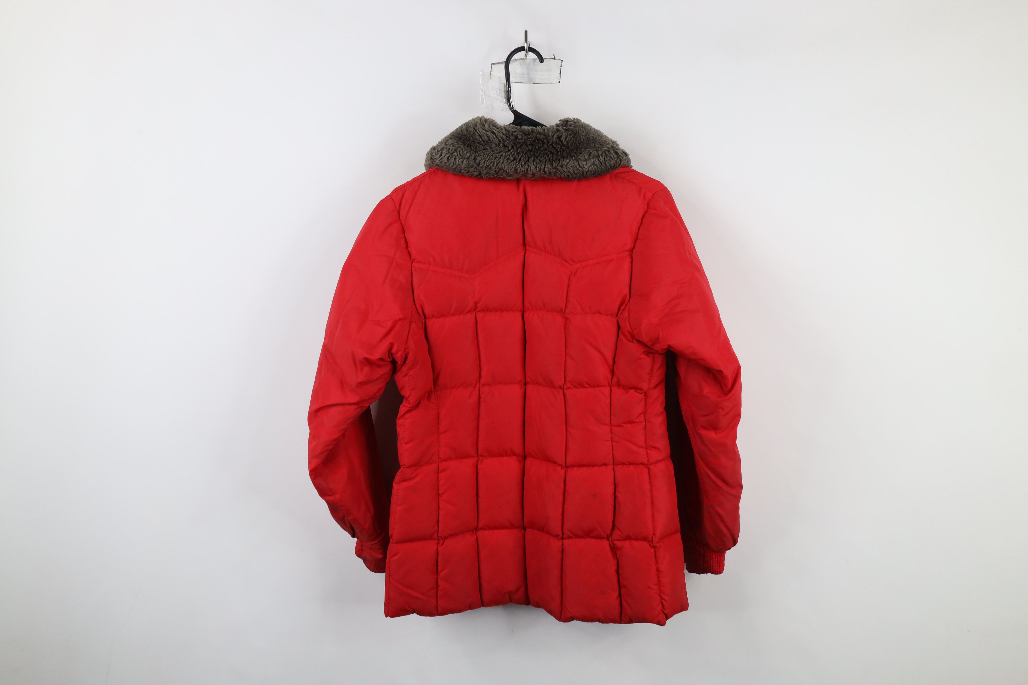 Vintage Vintage 70s Streetwear Duck Down Collared Puffer Jacket USA Size S / US 4 / IT 40 - 13 Thumbnail